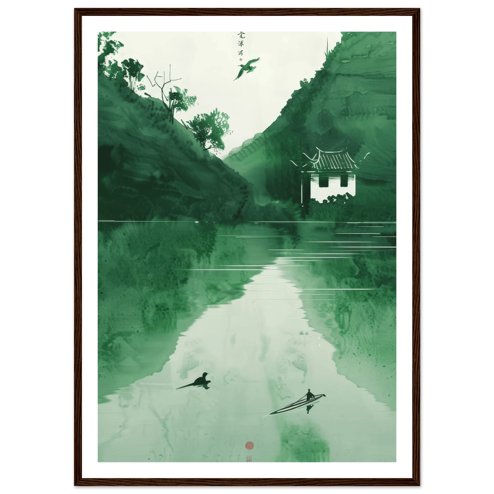 The green mirror - Poster - Arthena
