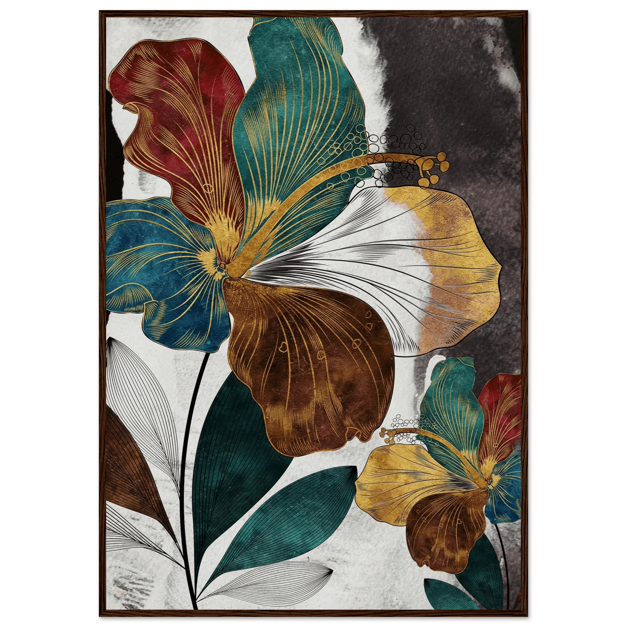 Golden Bloom Symphony - Poster - Arthena