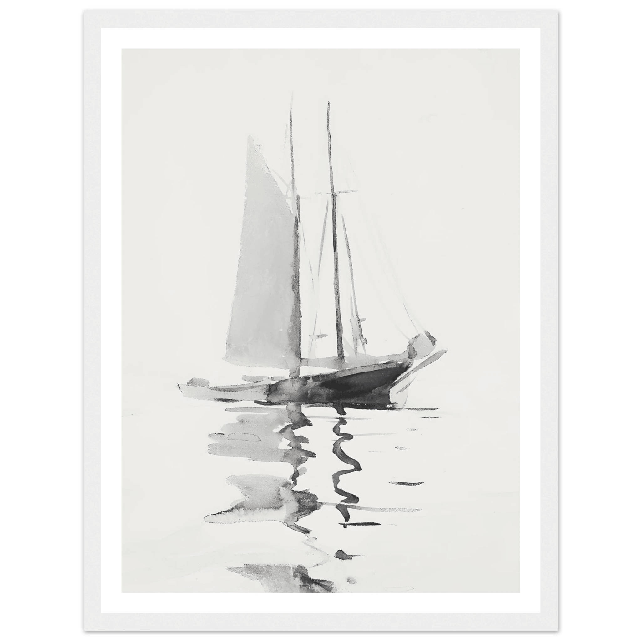 Abstract boat - Poster - Arthena