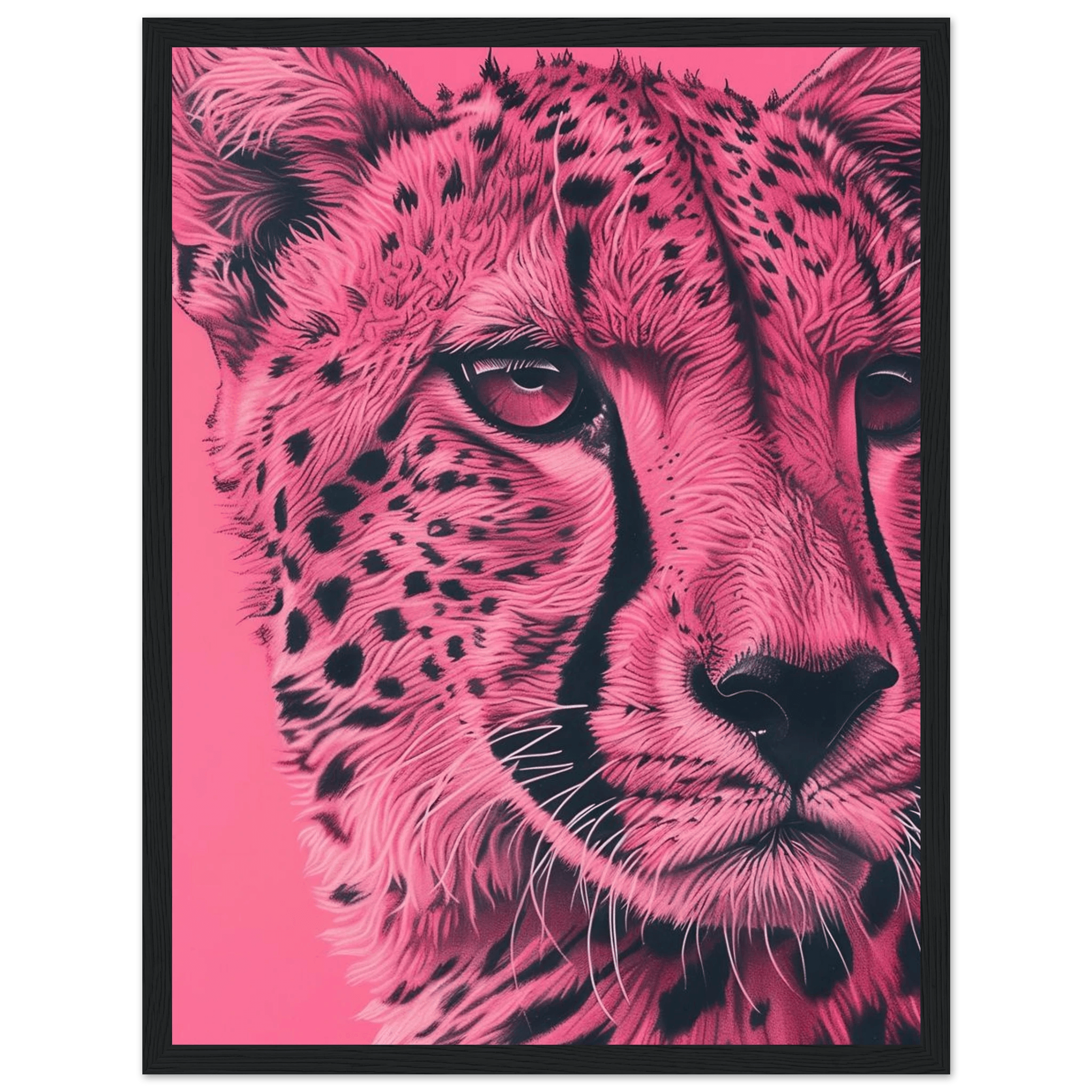 A Pink Cheetah - Poster - Arthena