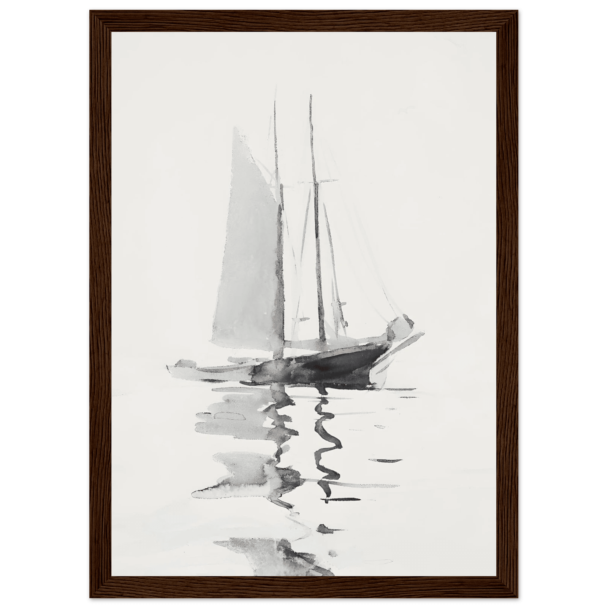 Abstract boat - Poster - Arthena