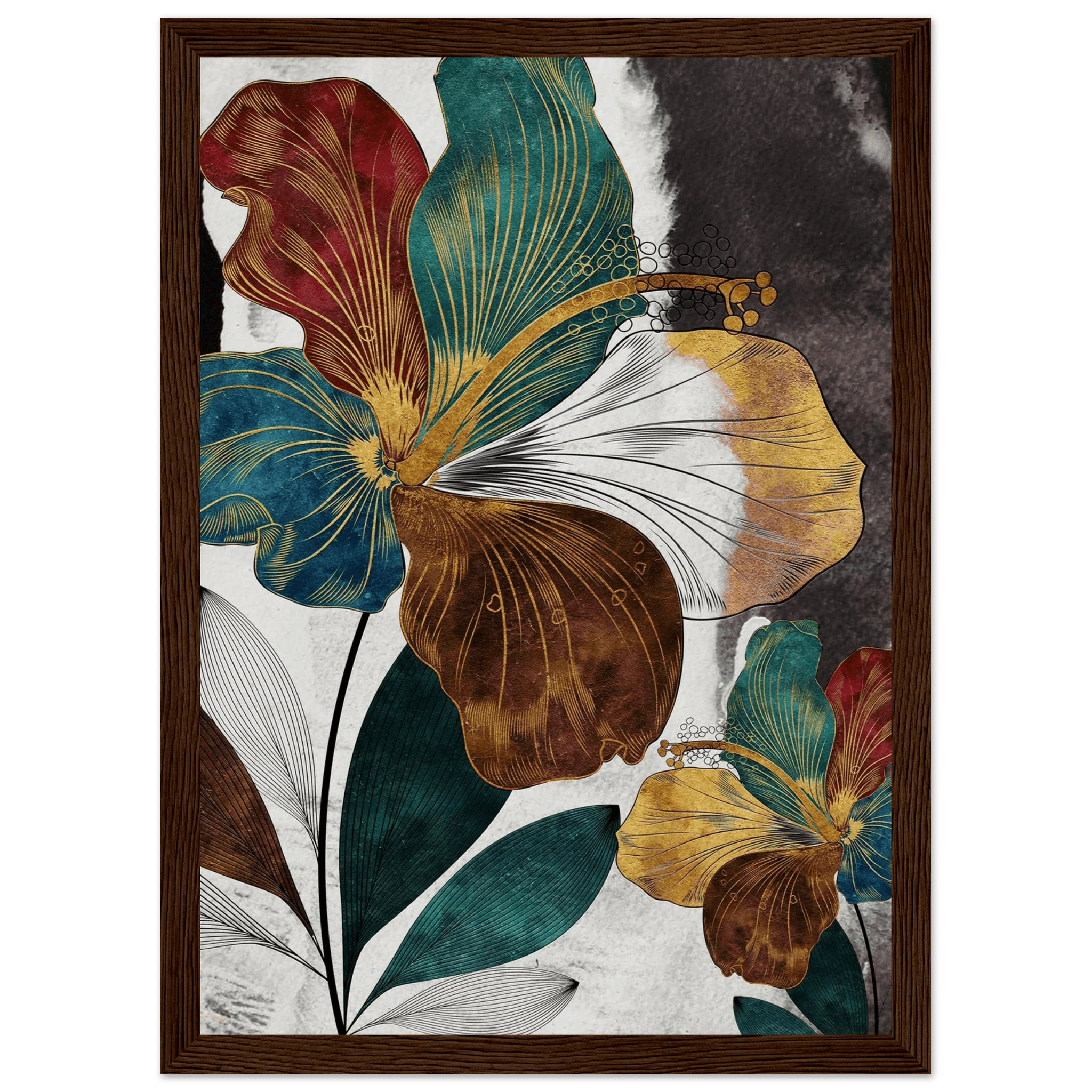 Golden Bloom Symphony - Poster - Arthena