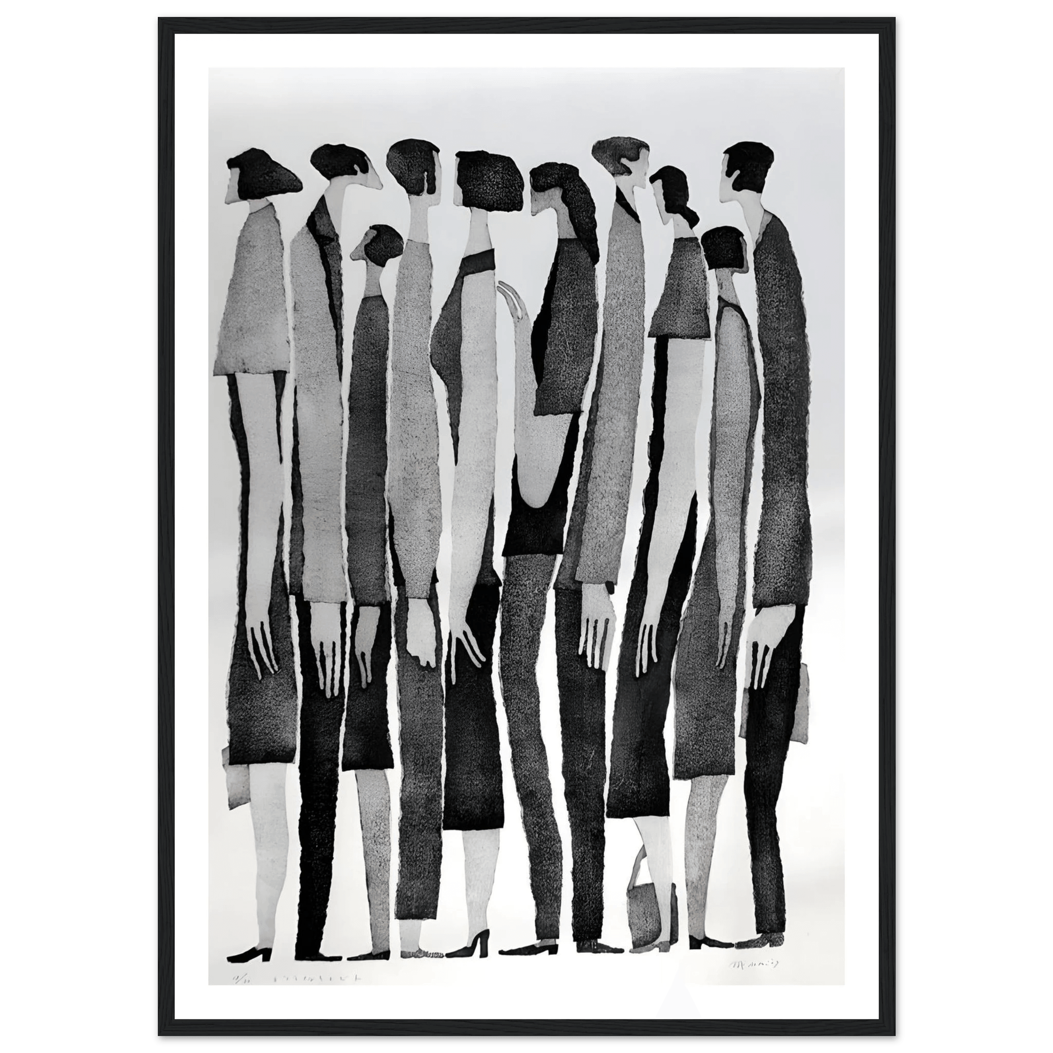 Silent Crowd - Poster - Arthena