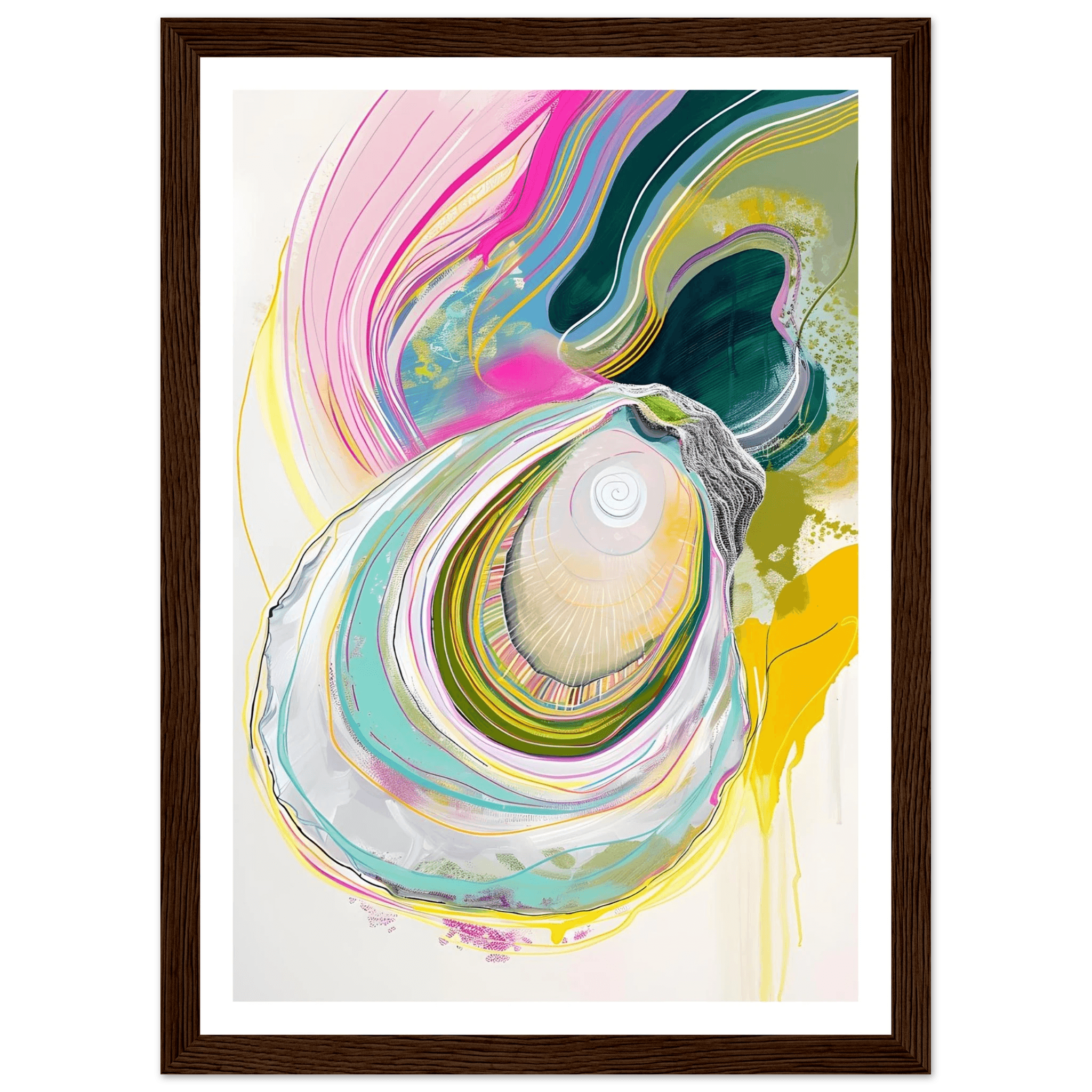 Colorful Oyster - Poster - Arthena