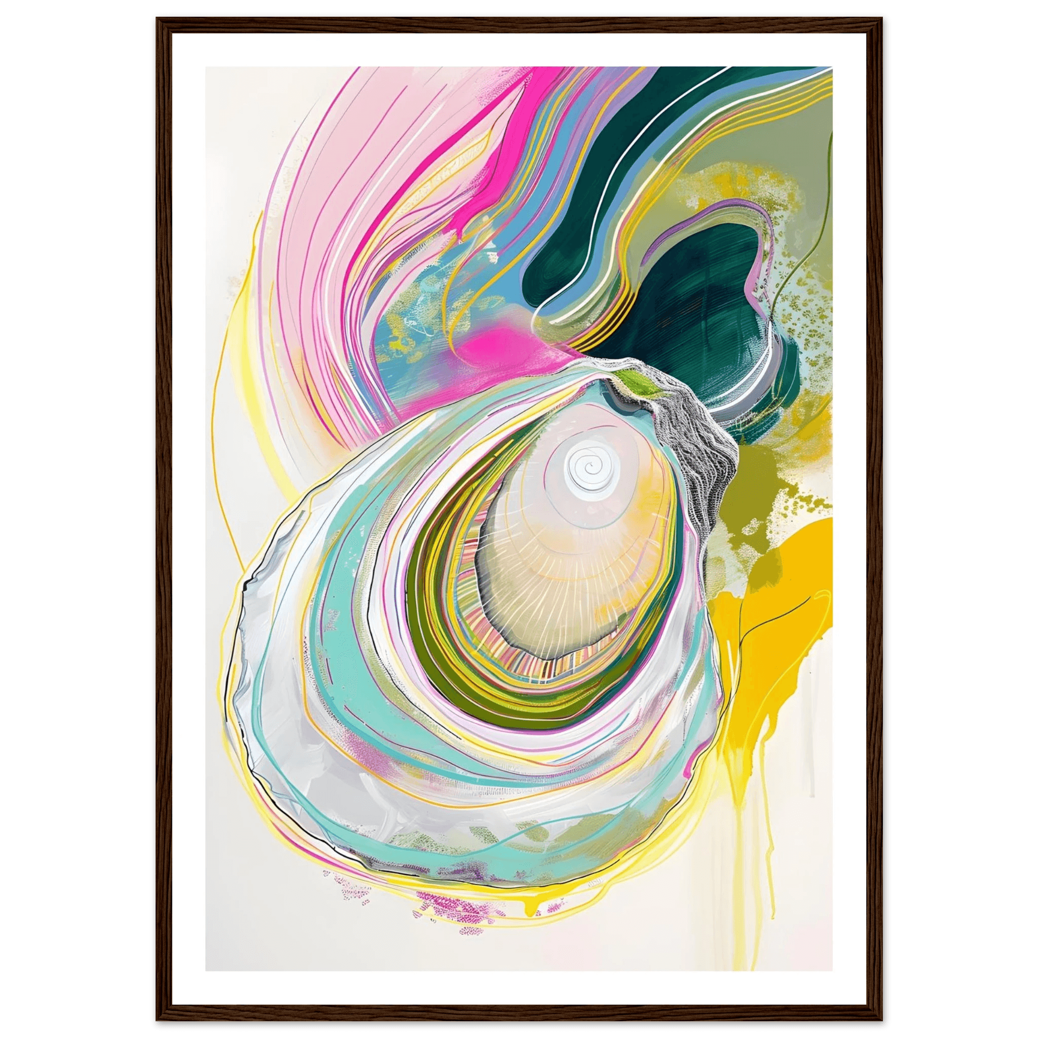 Colorful Oyster - Poster - Arthena