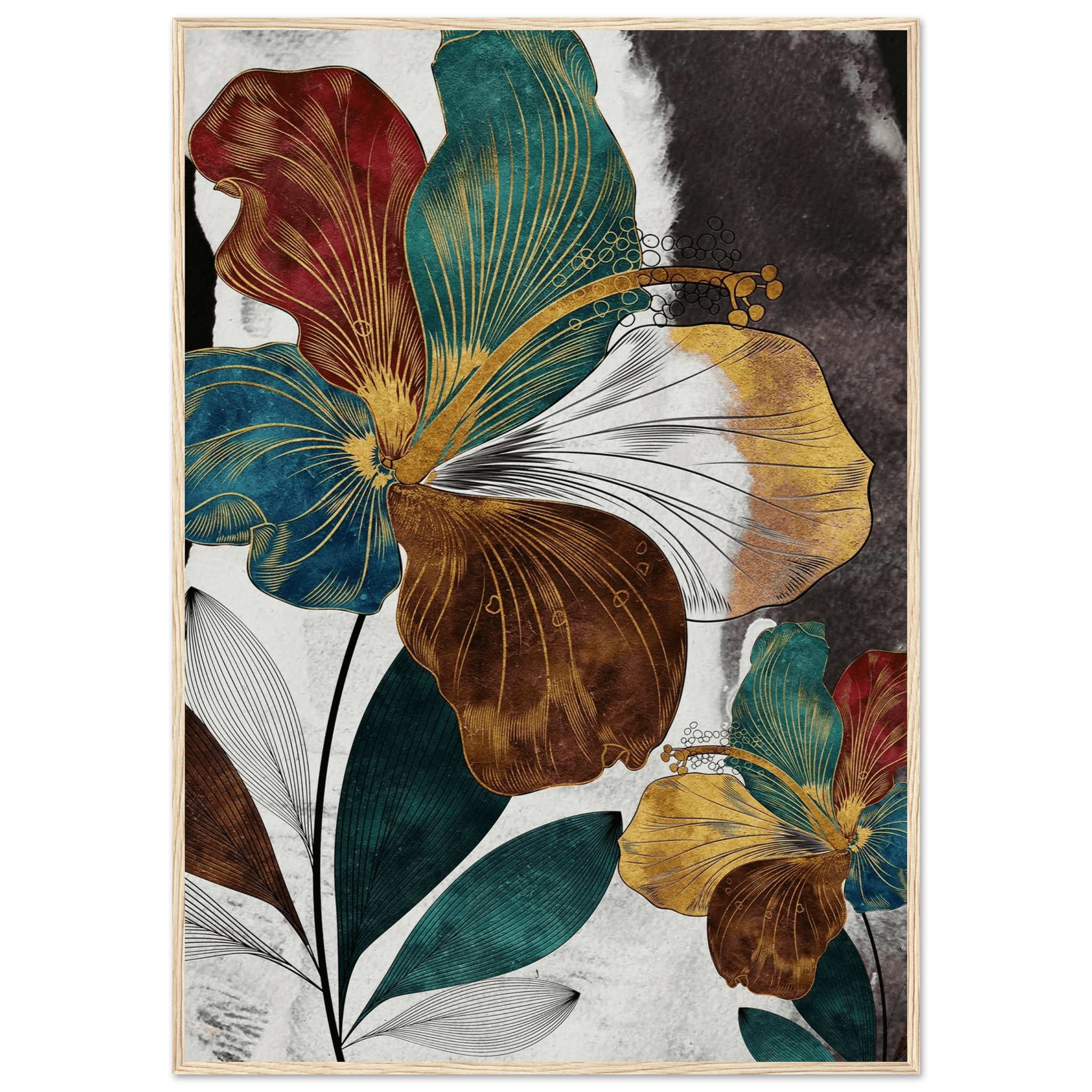 Golden Bloom Symphony - Poster - Arthena