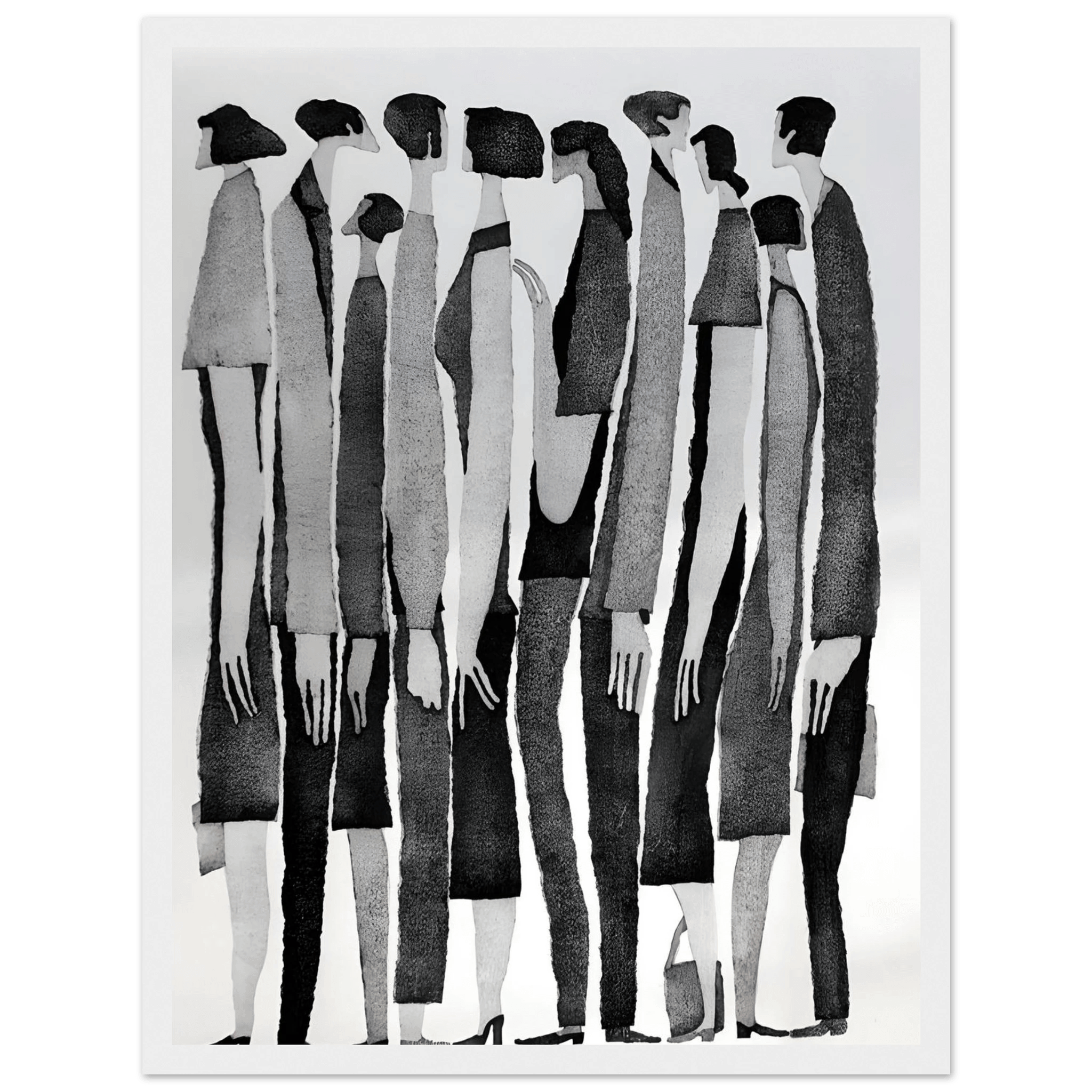 Silent Crowd - Poster - Arthena