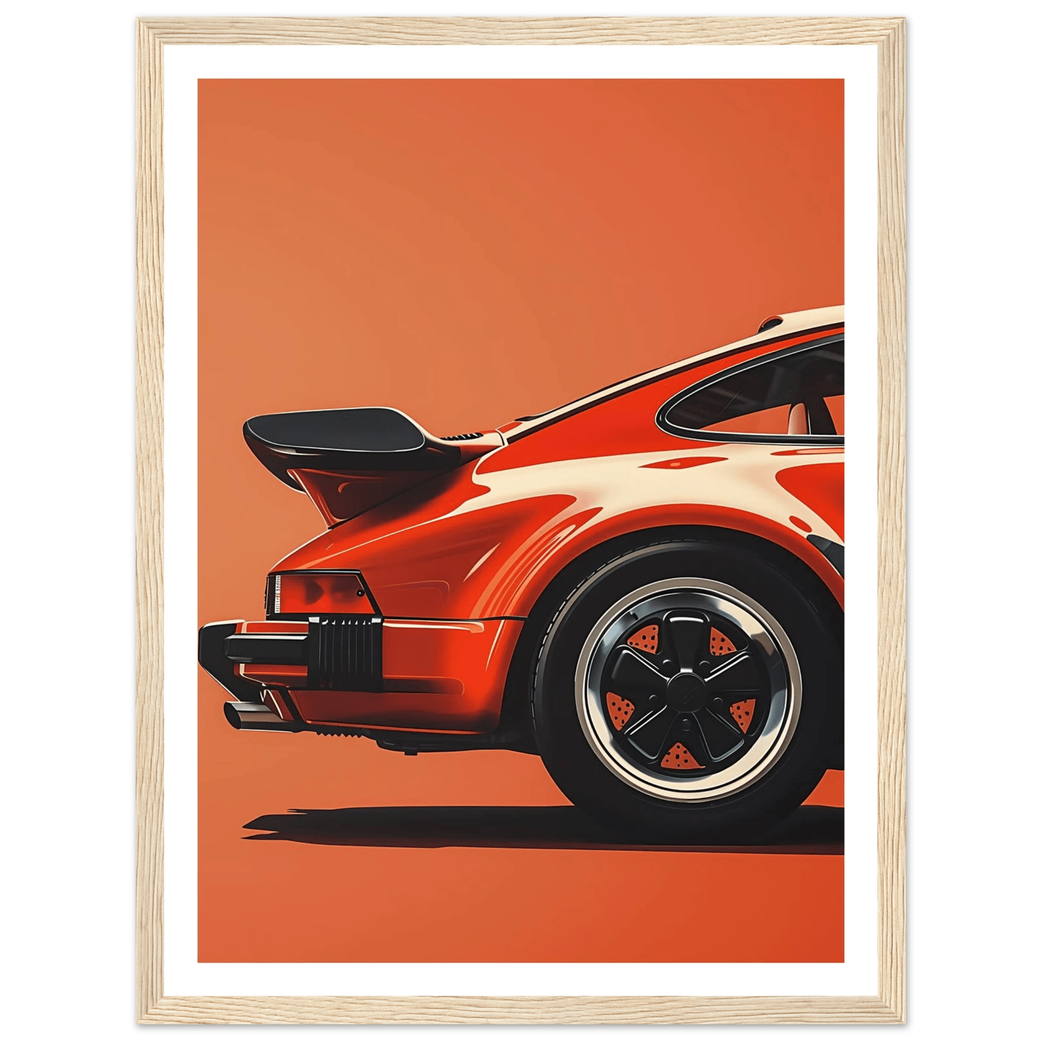 Retro Car - Poster - Arthena