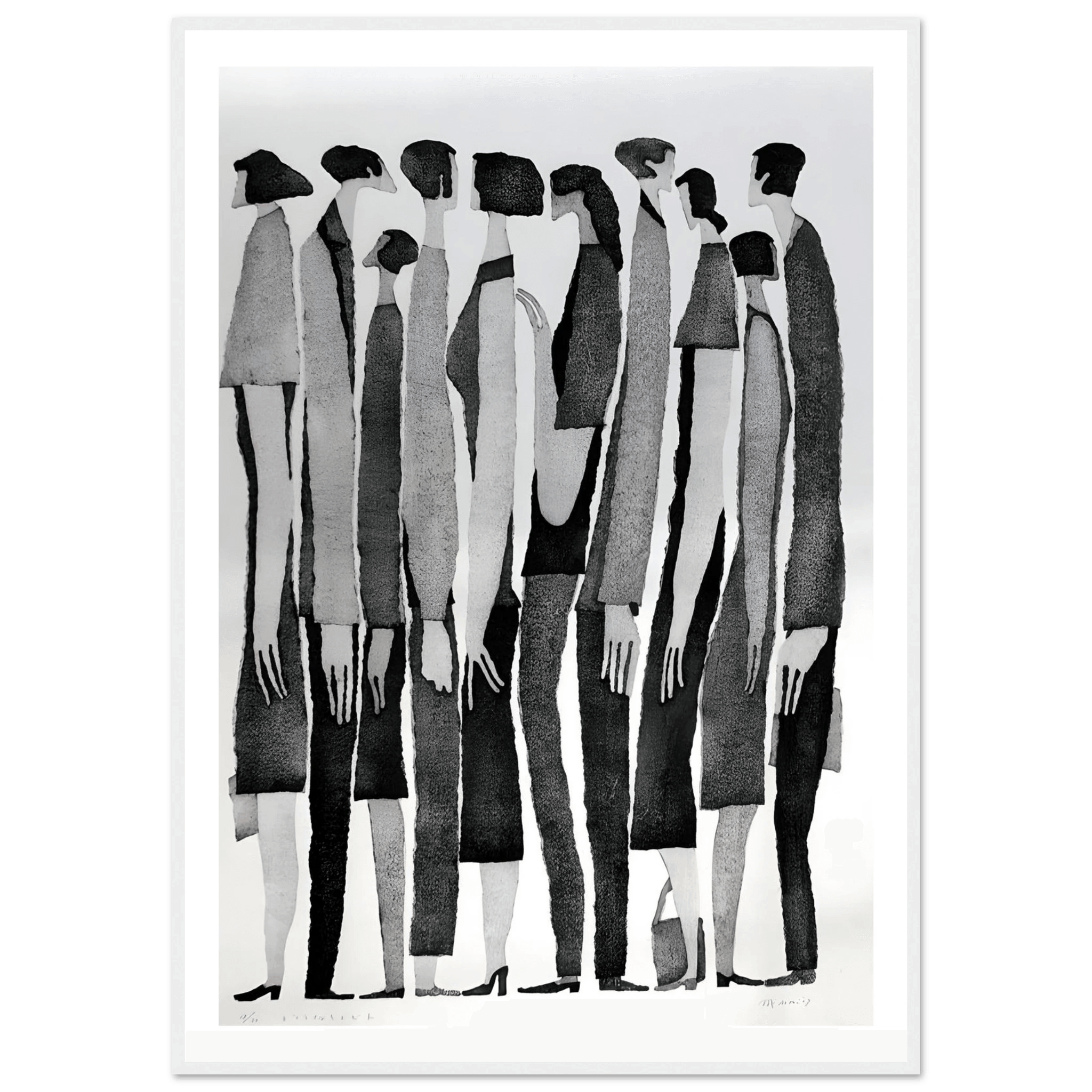 Silent Crowd - Poster - Arthena