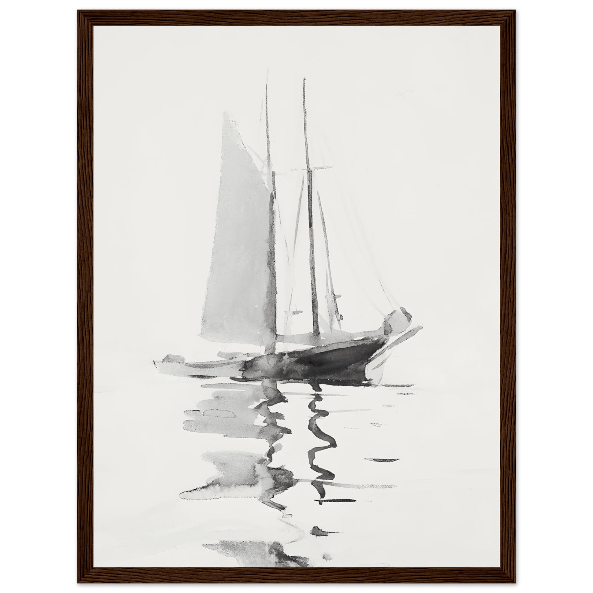 Abstract boat - Poster - Arthena