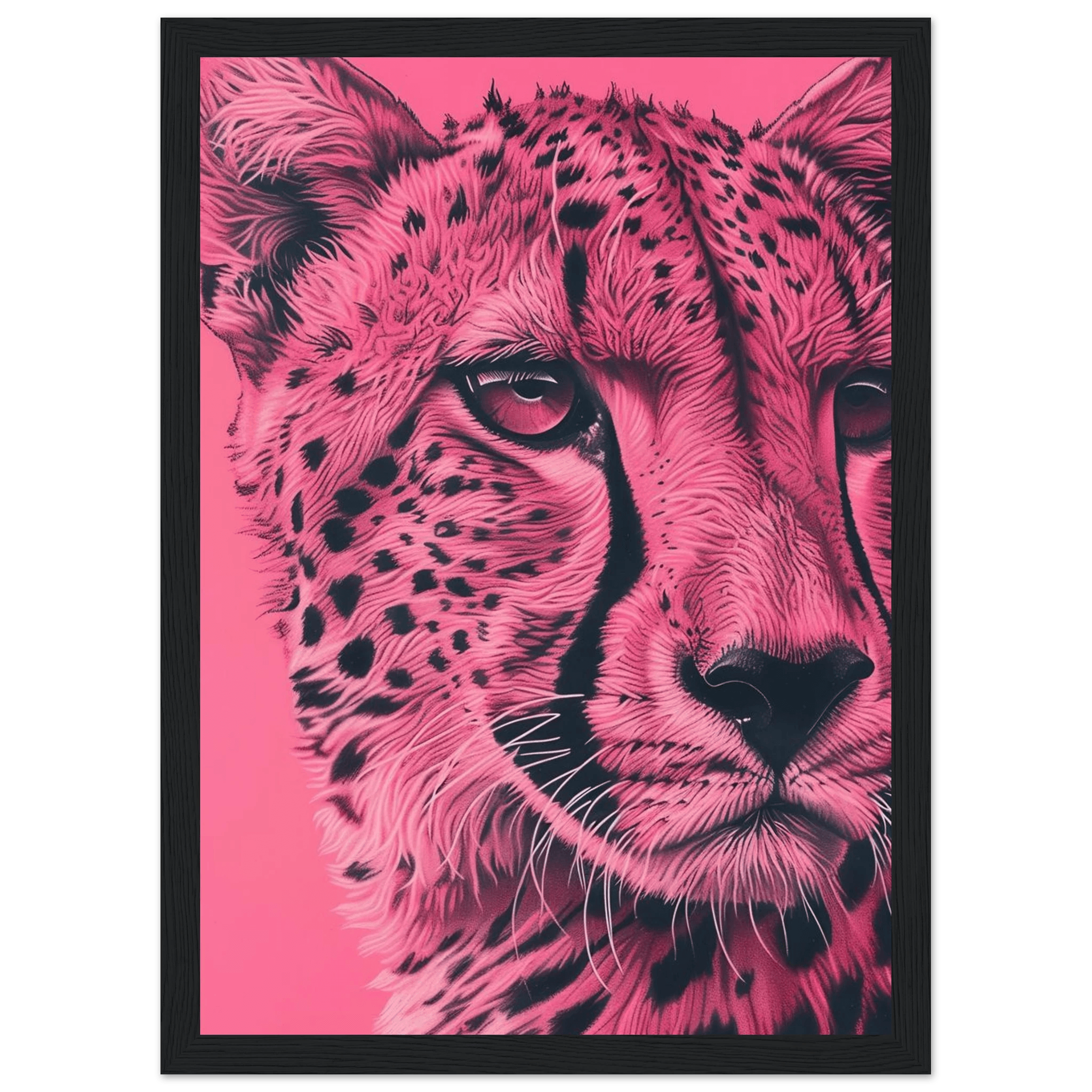A Pink Cheetah - Poster - Arthena