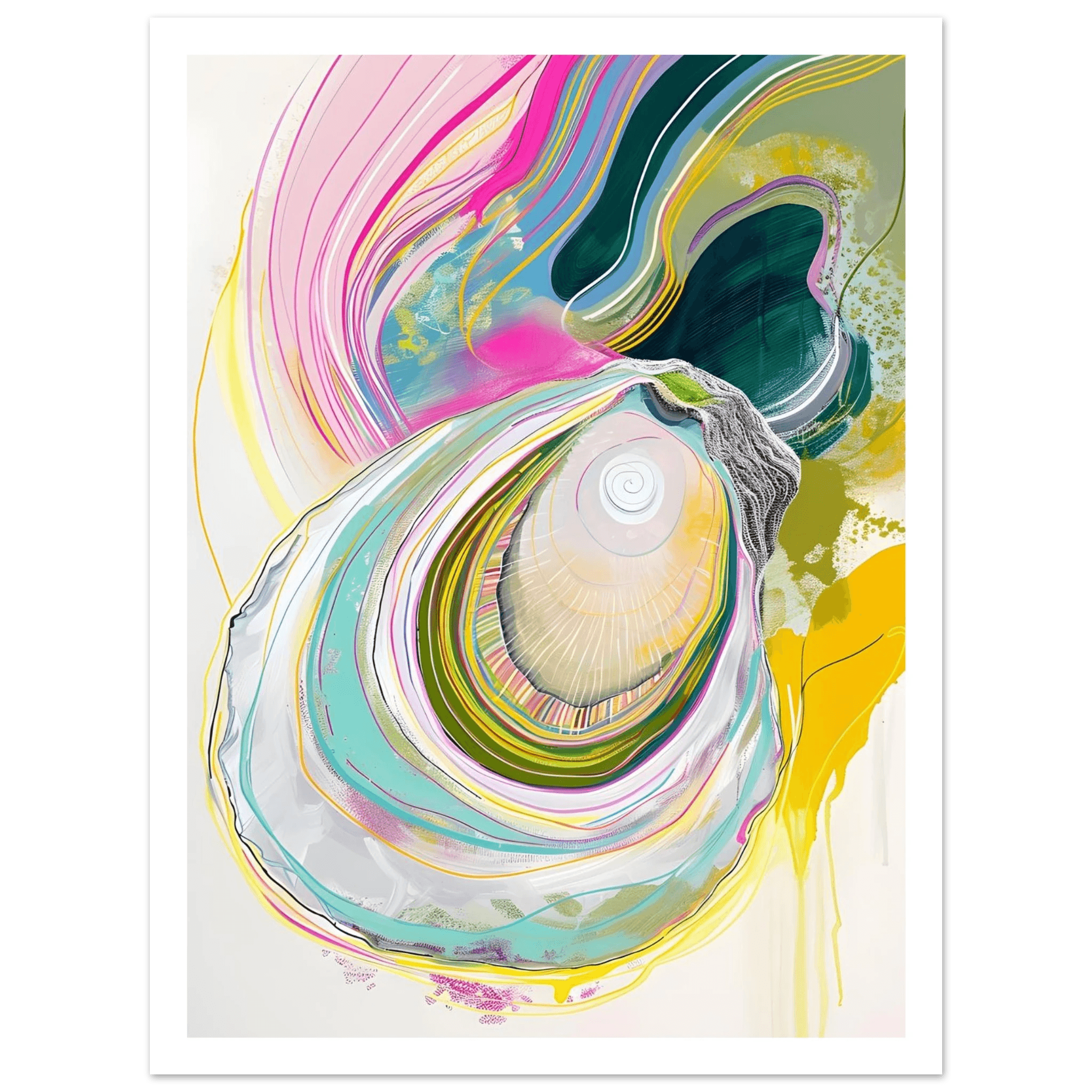 Colorful Oyster - Poster - Arthena