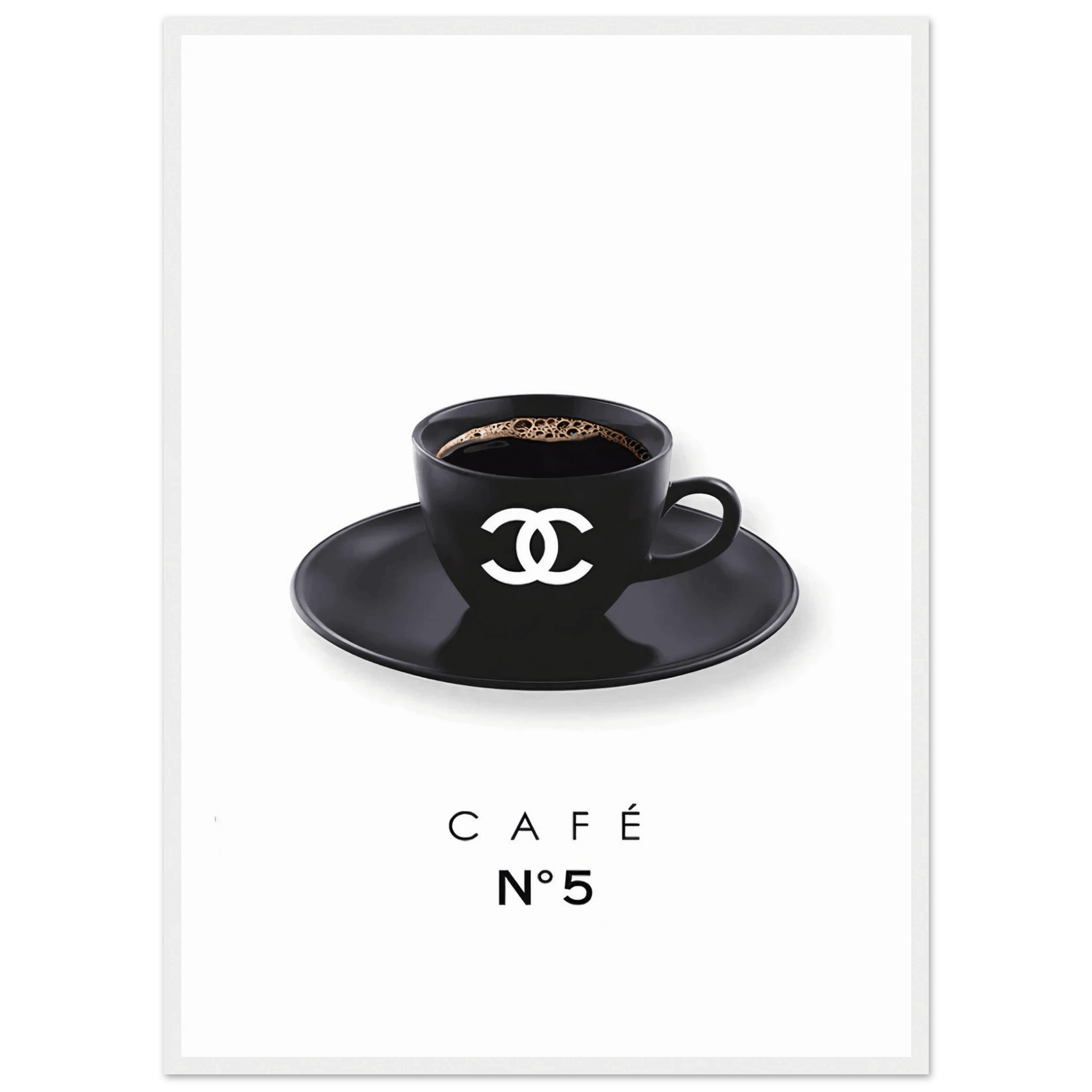Coffee Chanel - Poster - Arthena