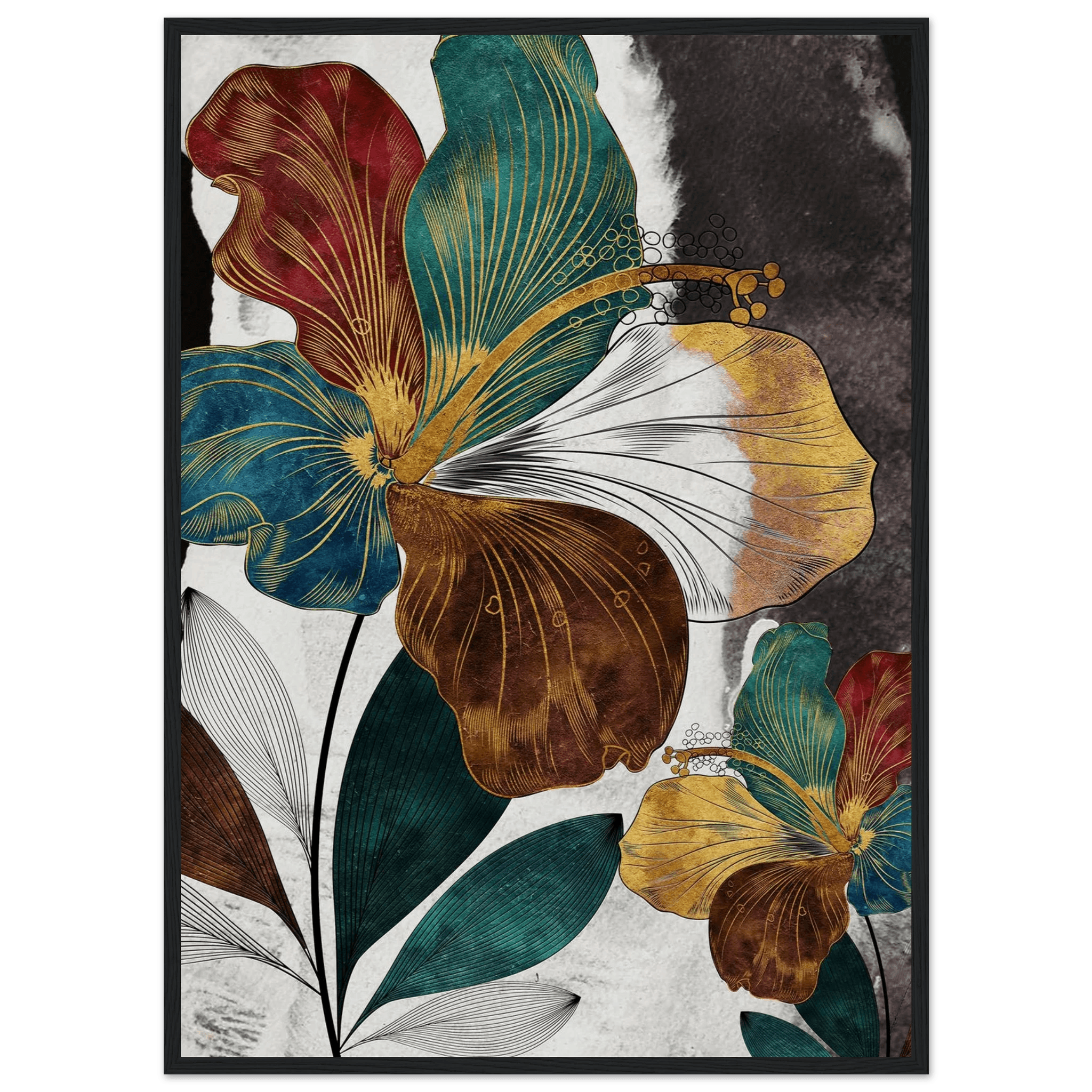 Golden Bloom Symphony - Poster - Arthena
