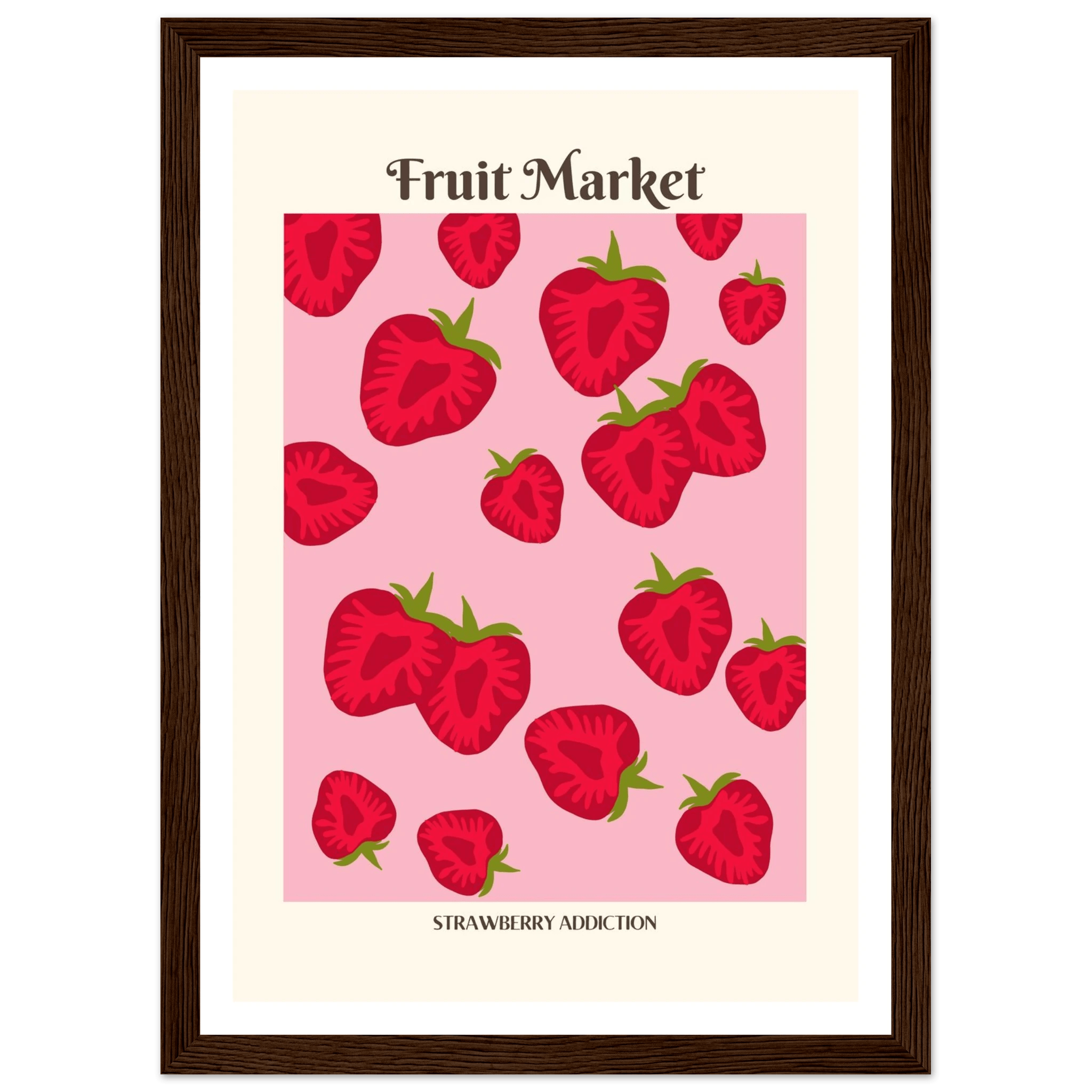 Fruit Market Strawberry - Poster - Arthena
