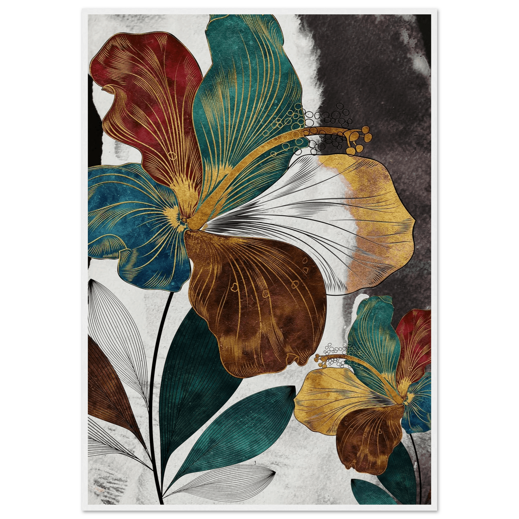 Golden Bloom Symphony - Poster - Arthena