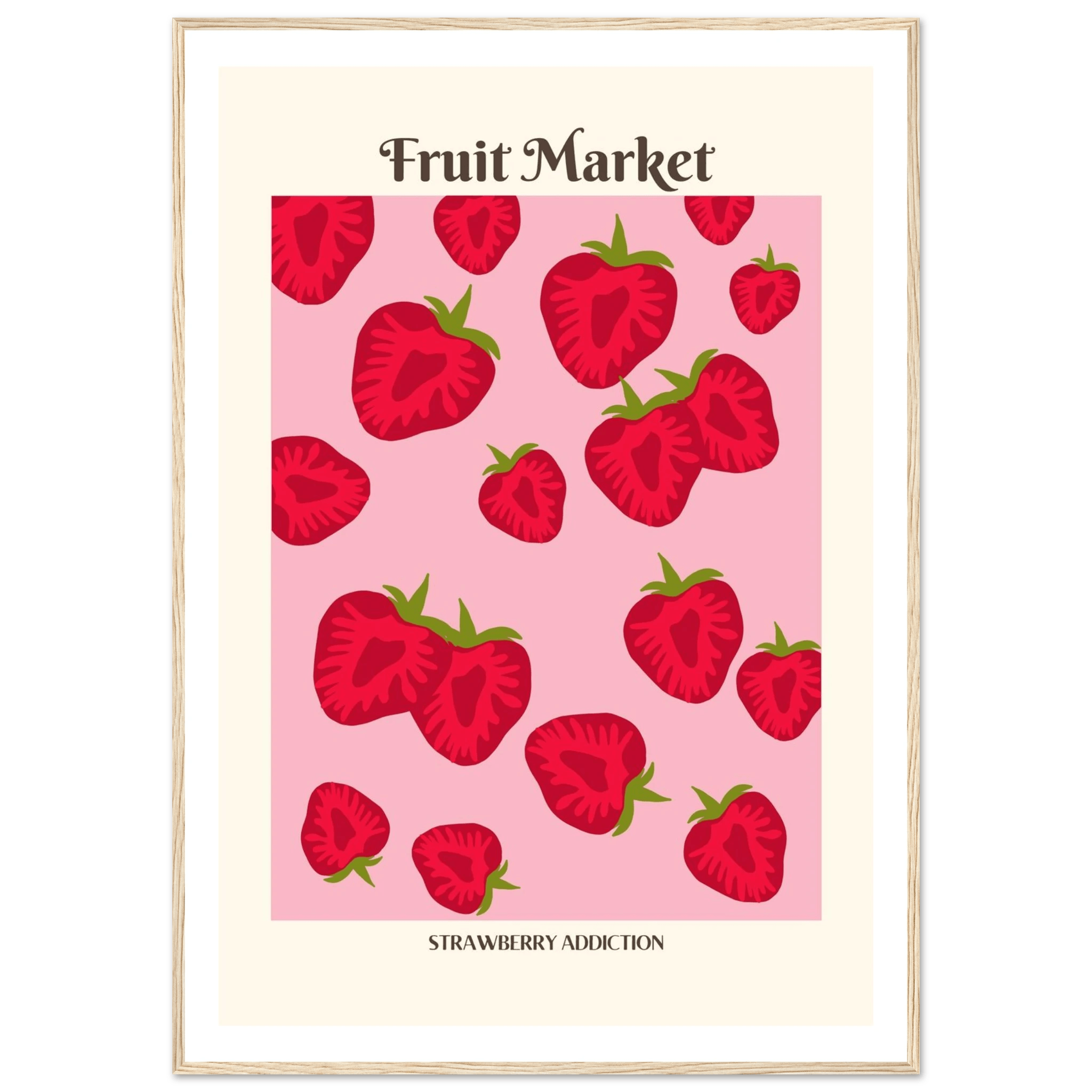 Fruit Market Strawberry - Poster - Arthena