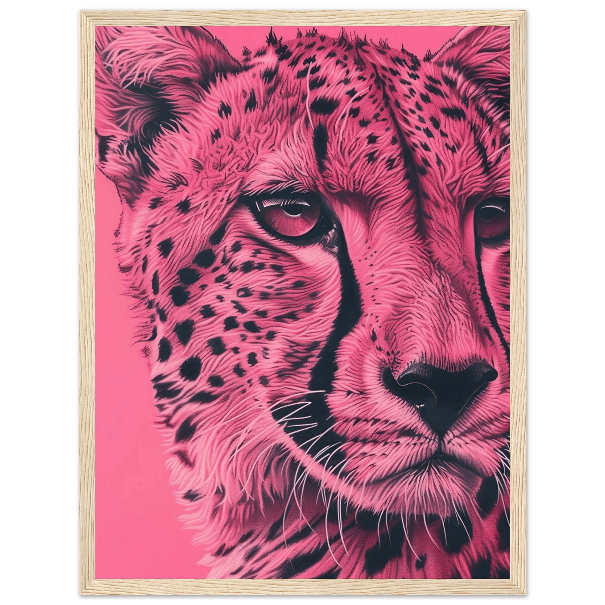 A Pink Cheetah - Poster - Arthena