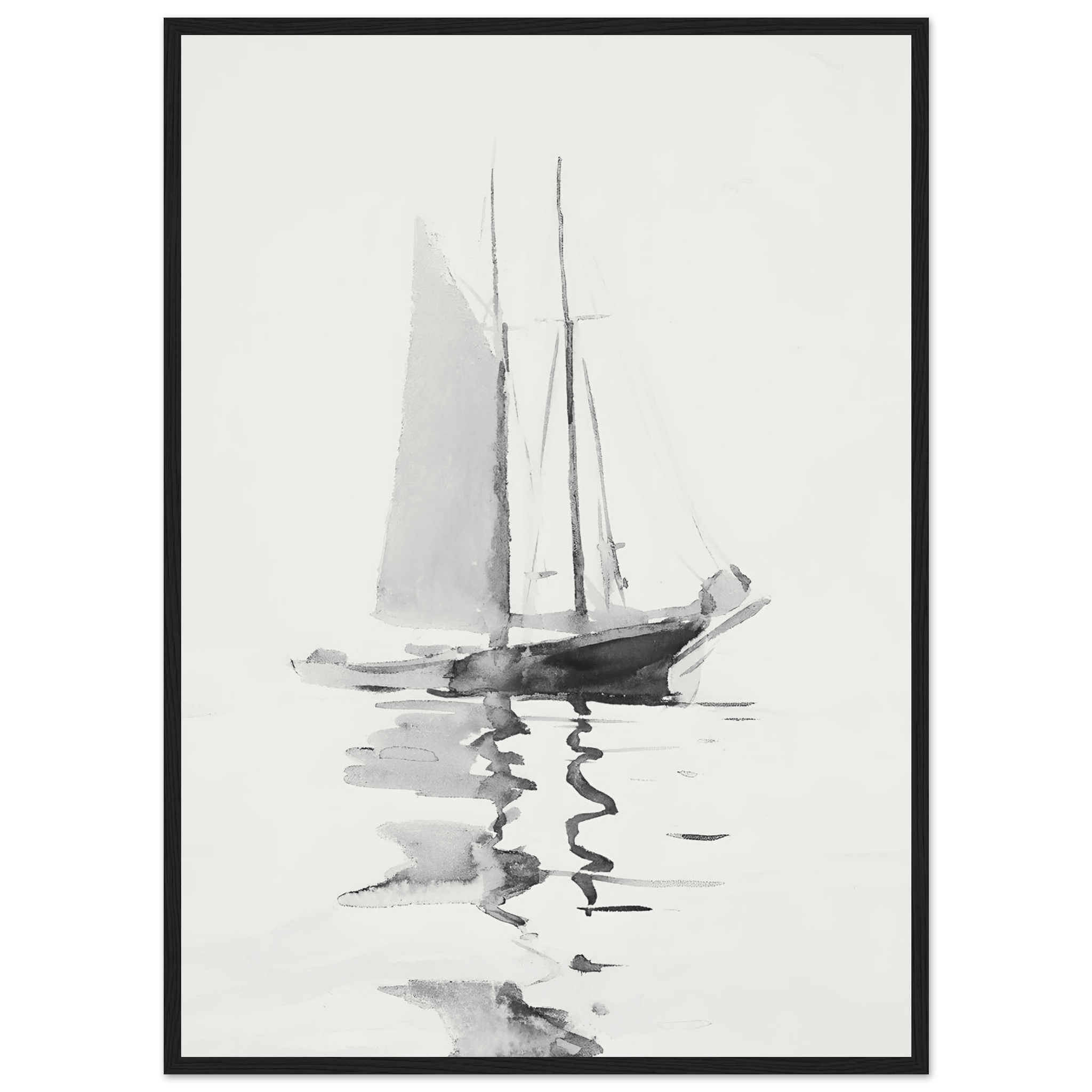 Abstract boat - Poster - Arthena