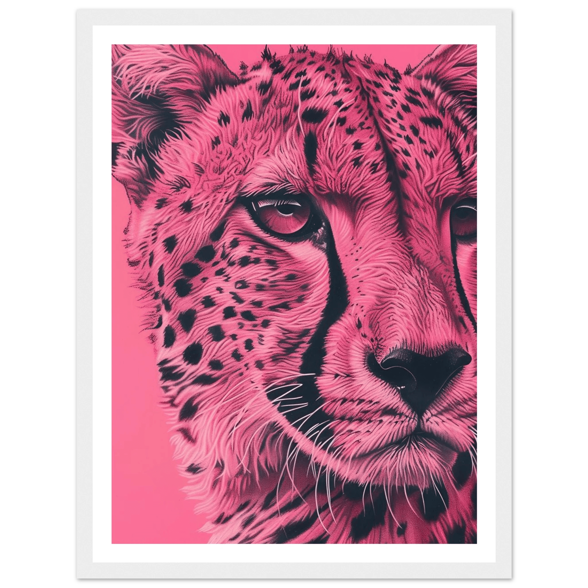 A Pink Cheetah - Poster - Arthena
