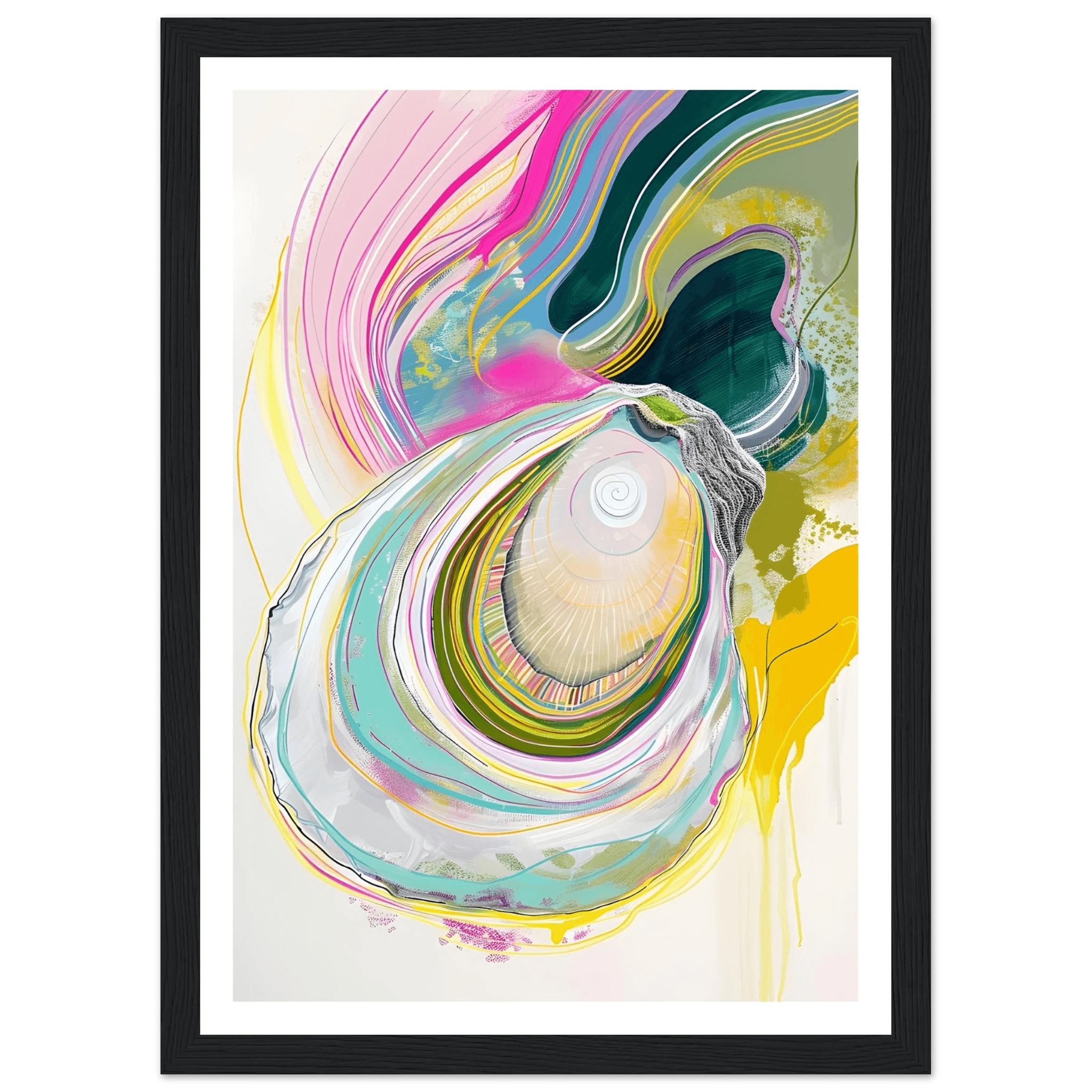 Colorful Oyster - Poster - Arthena