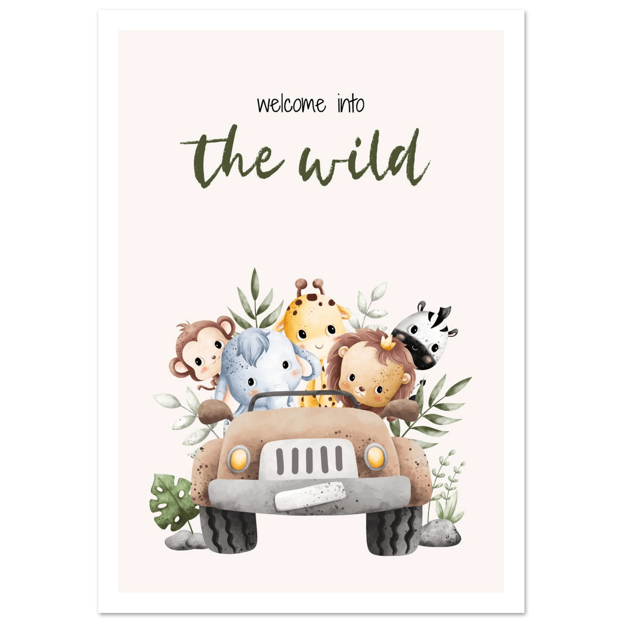 Welcome into the wild - Poster - Arthena