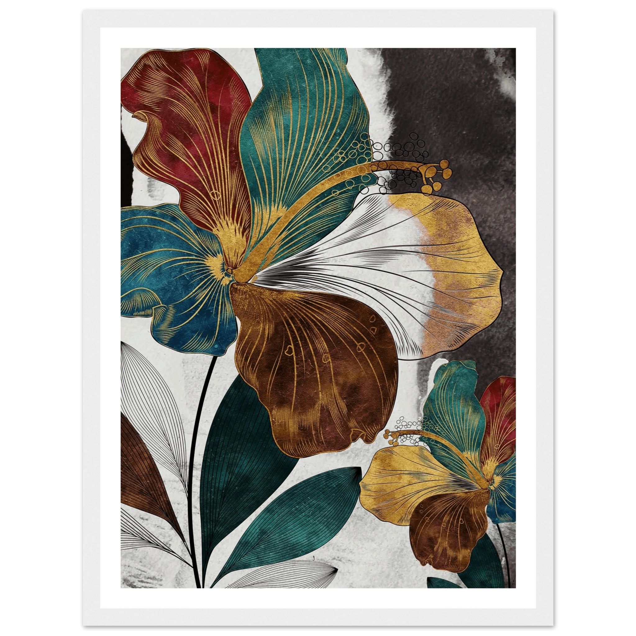 Golden Bloom Symphony - Poster - Arthena