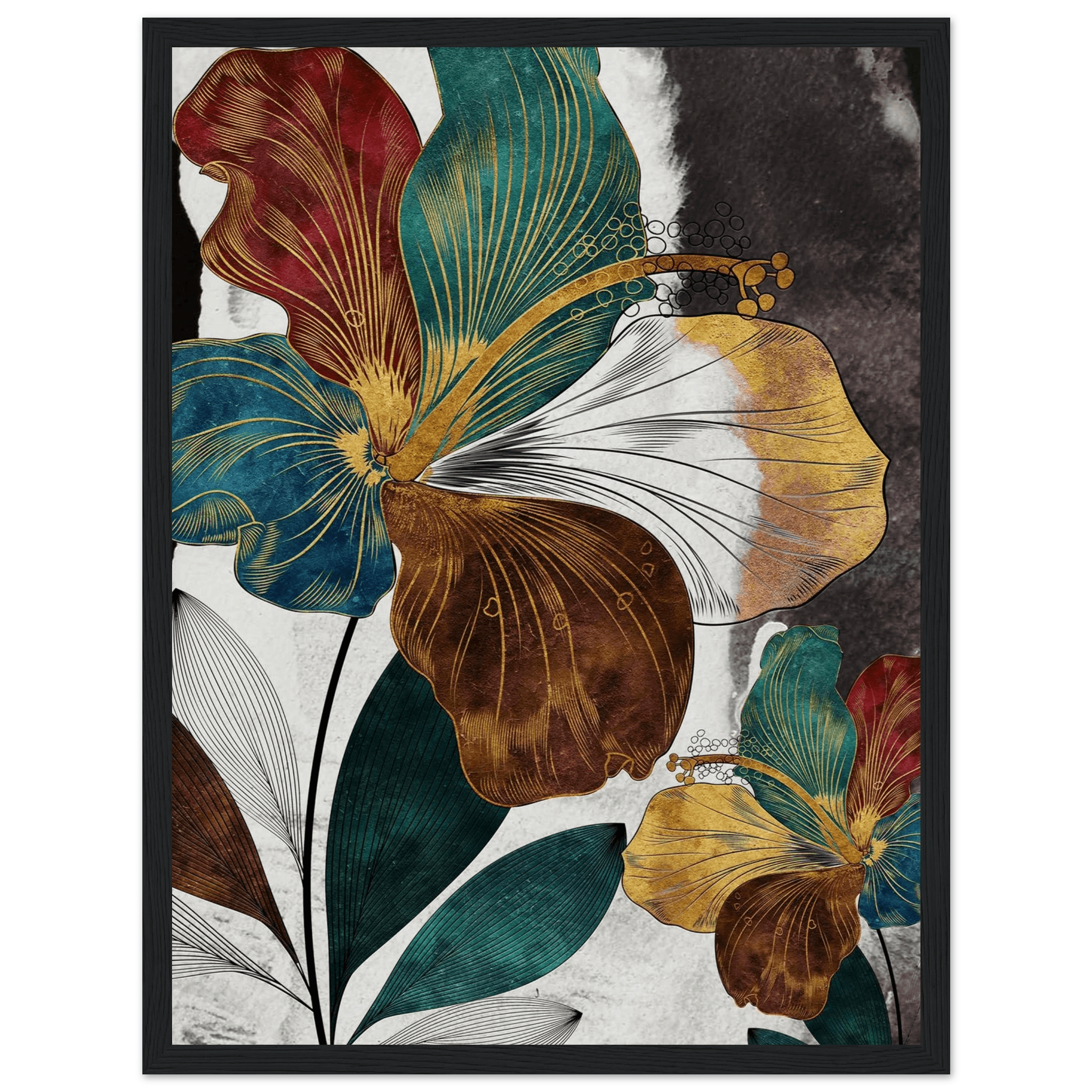 Golden Bloom Symphony - Poster - Arthena