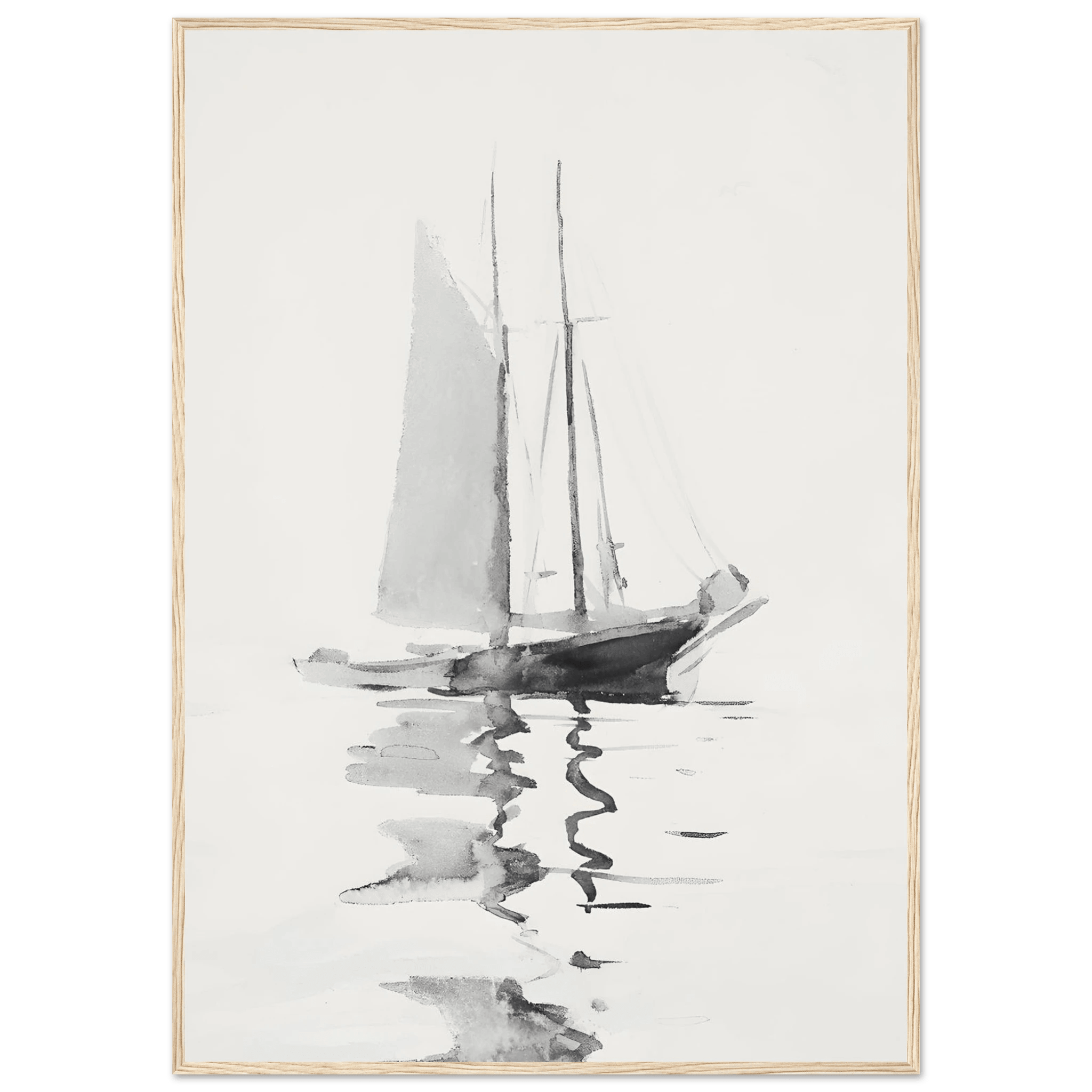 Abstract boat - Poster - Arthena