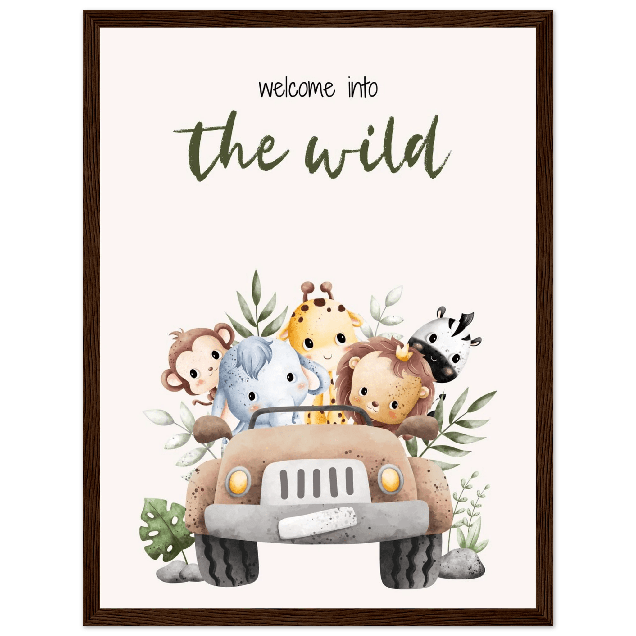 Welcome into the wild - Poster - Arthena