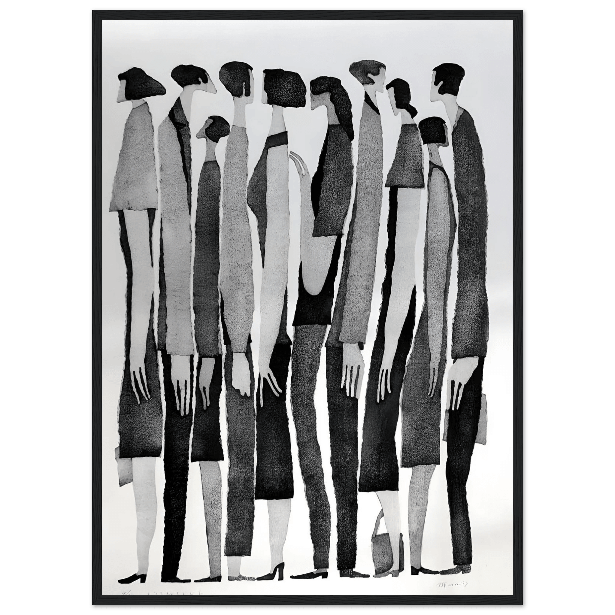 Silent Crowd - Poster - Arthena