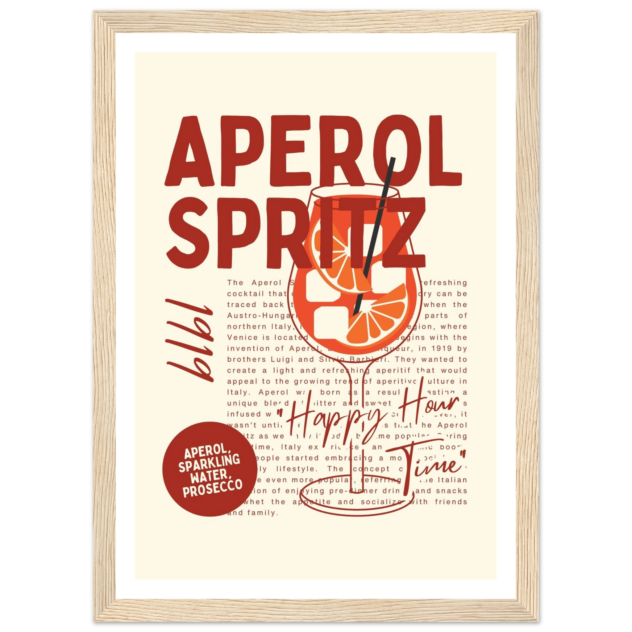 Aperol Spritz 1919 - Poster - Arthena