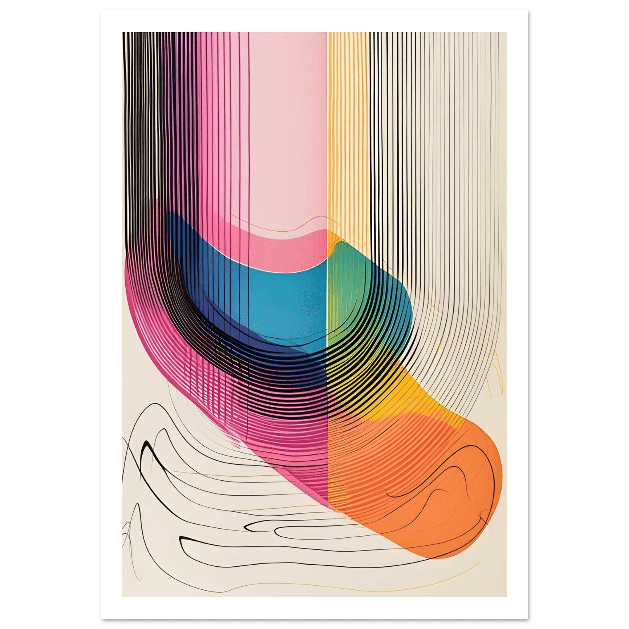Vibrations of Color - Poster - Arthena