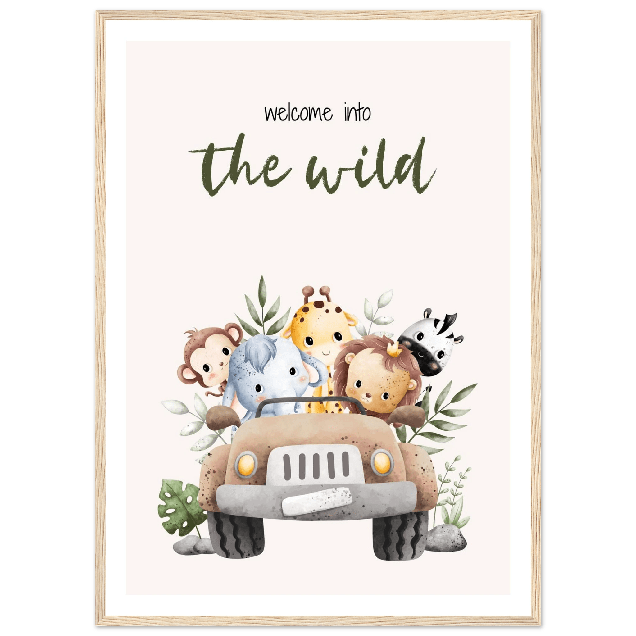 Welcome into the wild - Poster - Arthena