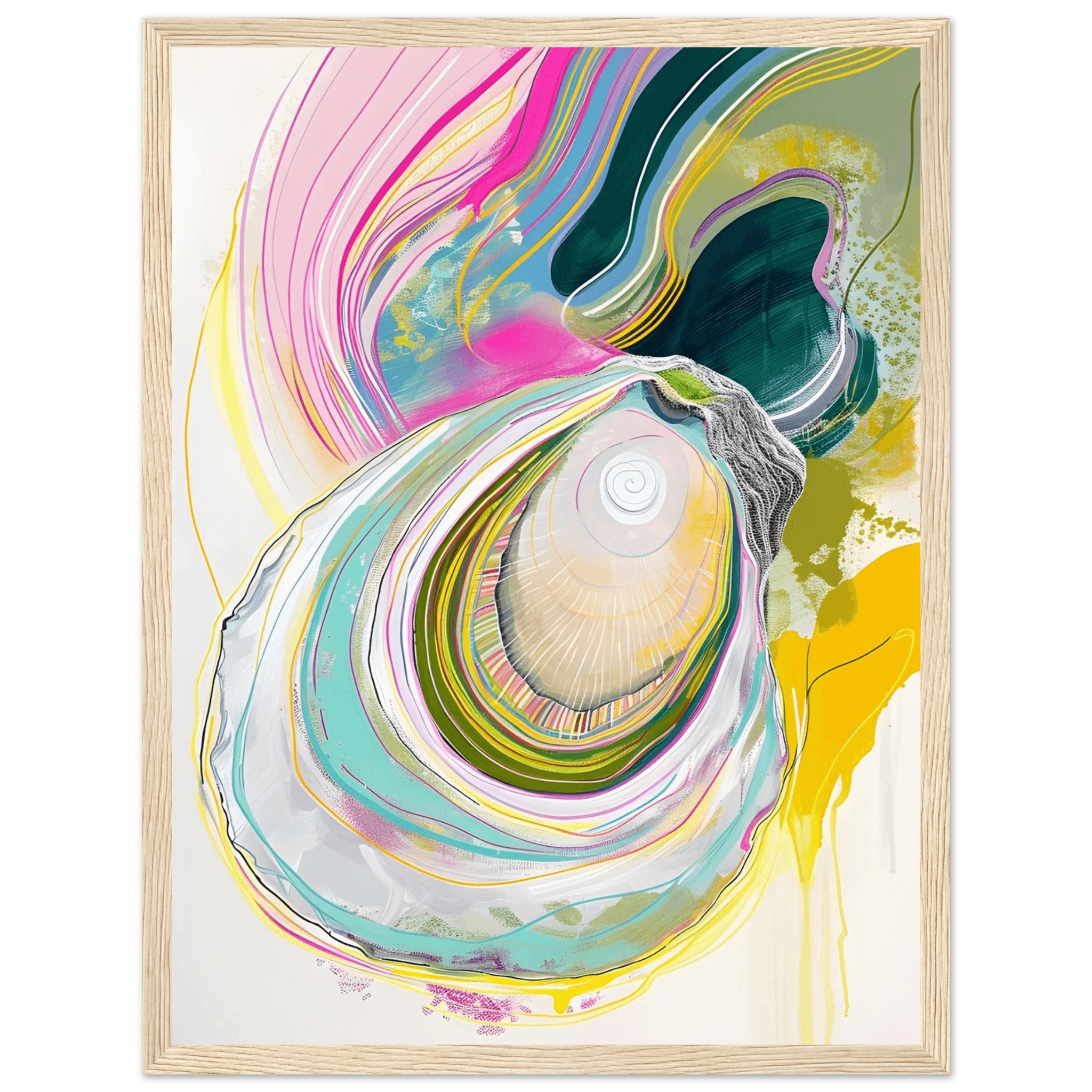 Colorful Oyster - Poster - Arthena
