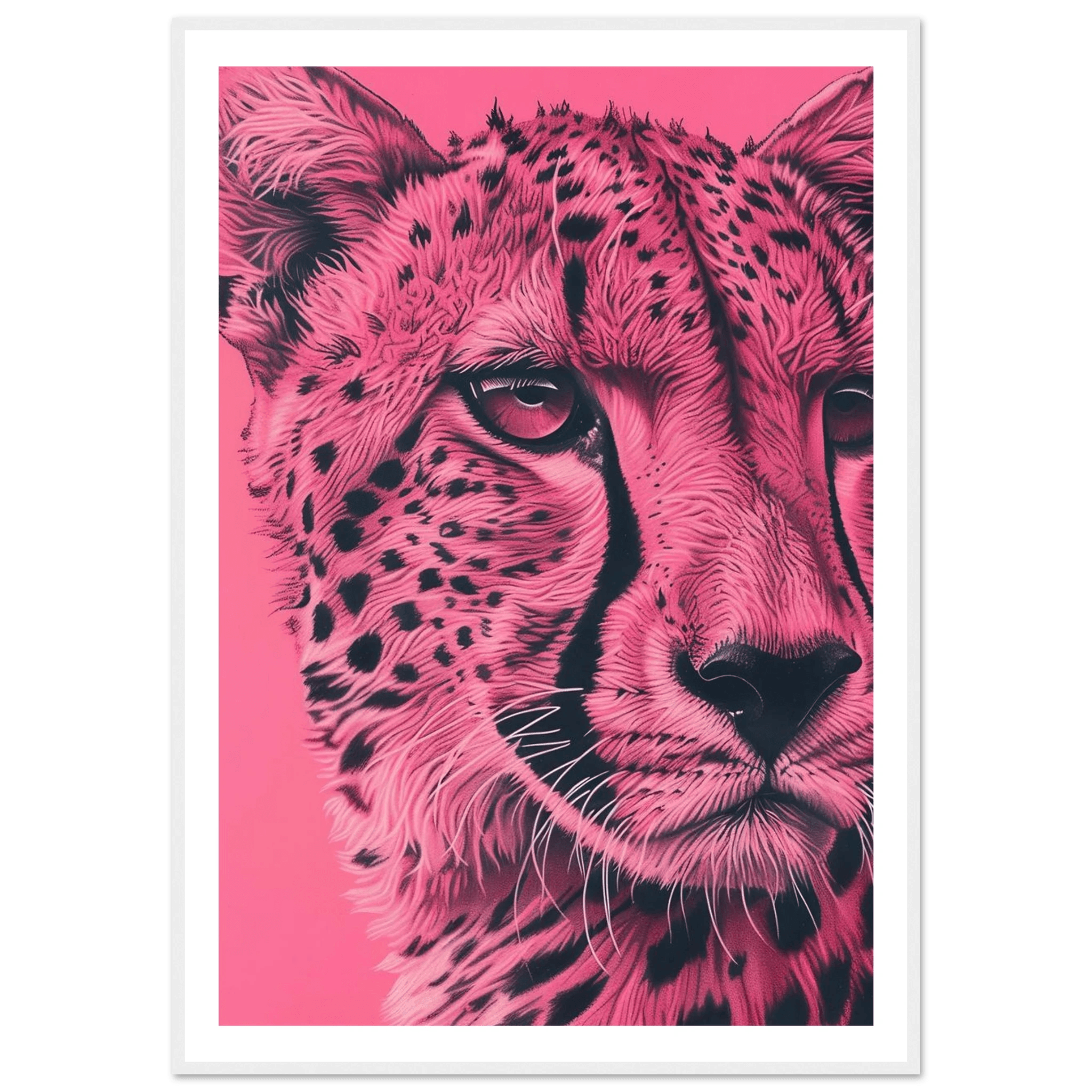A Pink Cheetah - Poster - Arthena