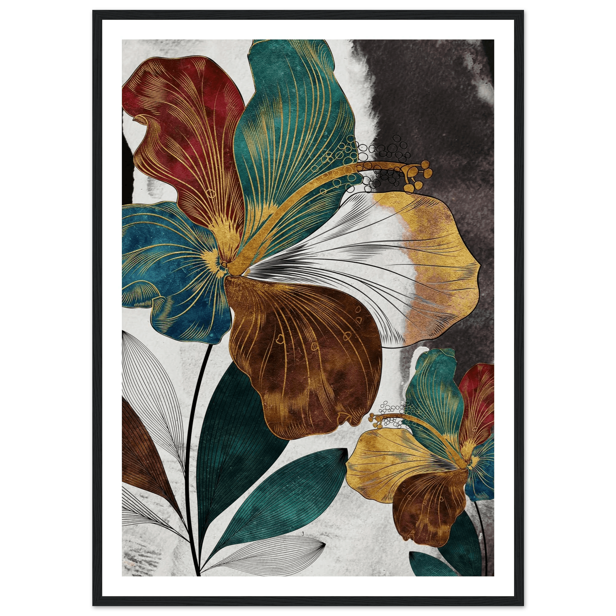 Golden Bloom Symphony - Poster - Arthena
