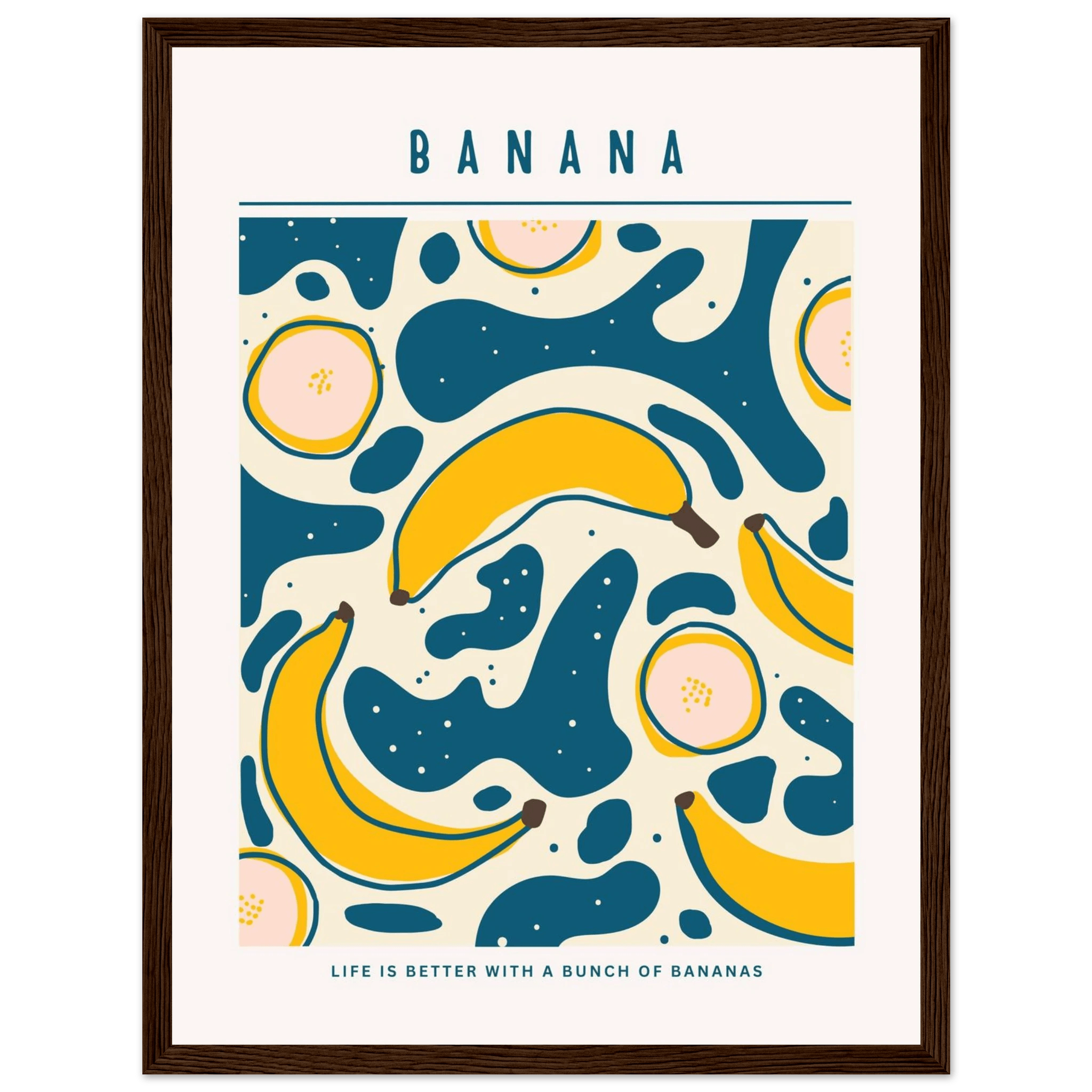 Life is better with banana - Poster - Arthena