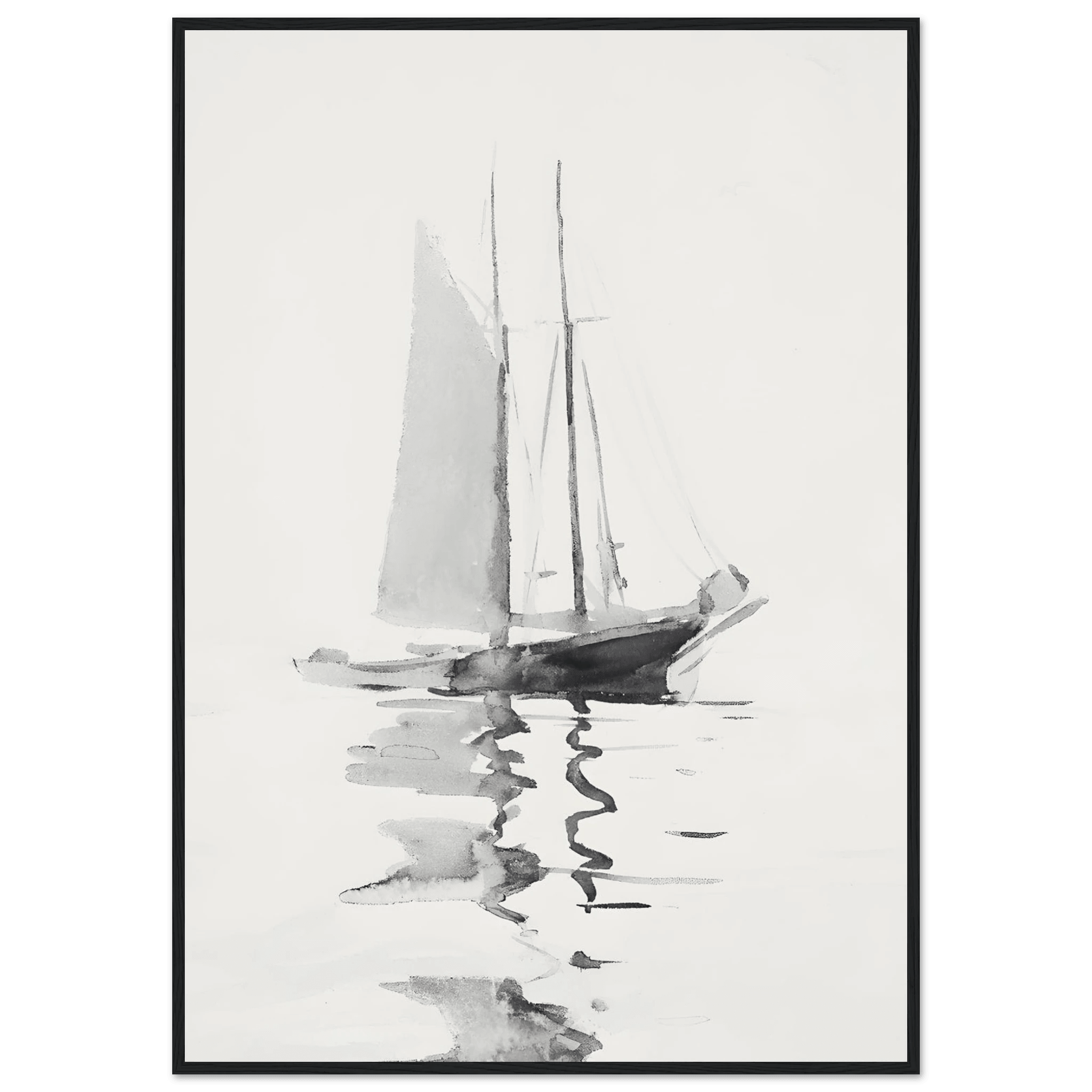 Abstract boat - Poster - Arthena