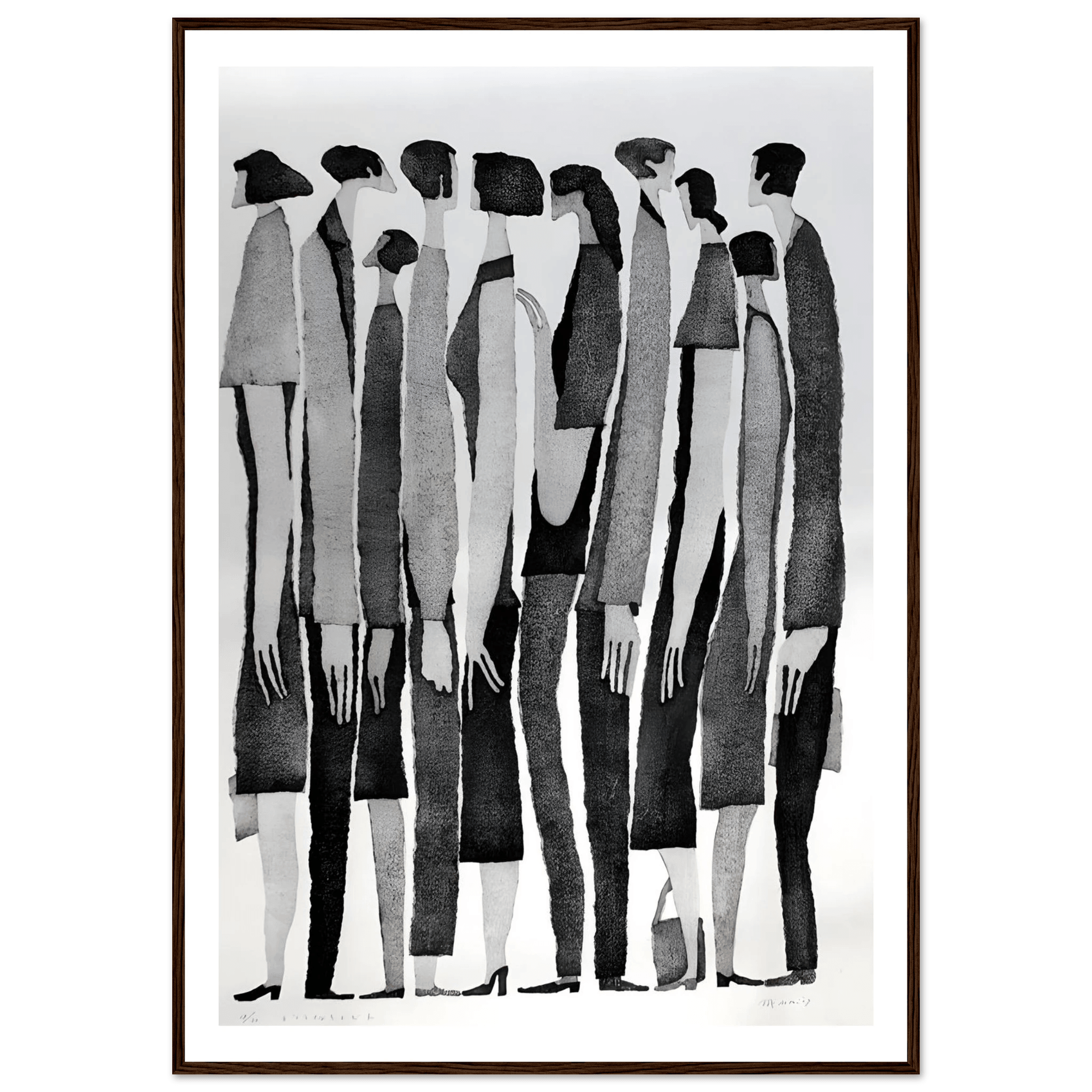 Silent Crowd - Poster - Arthena