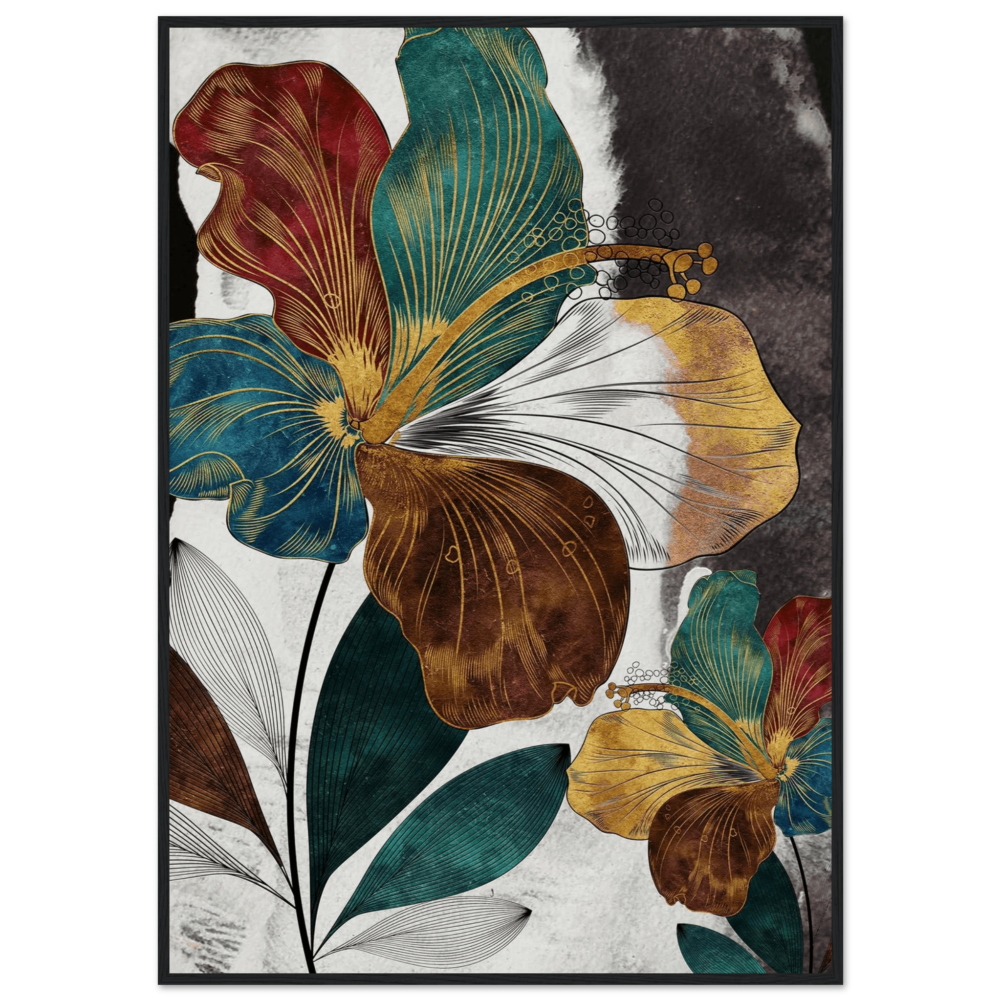 Golden Bloom Symphony - Poster - Arthena