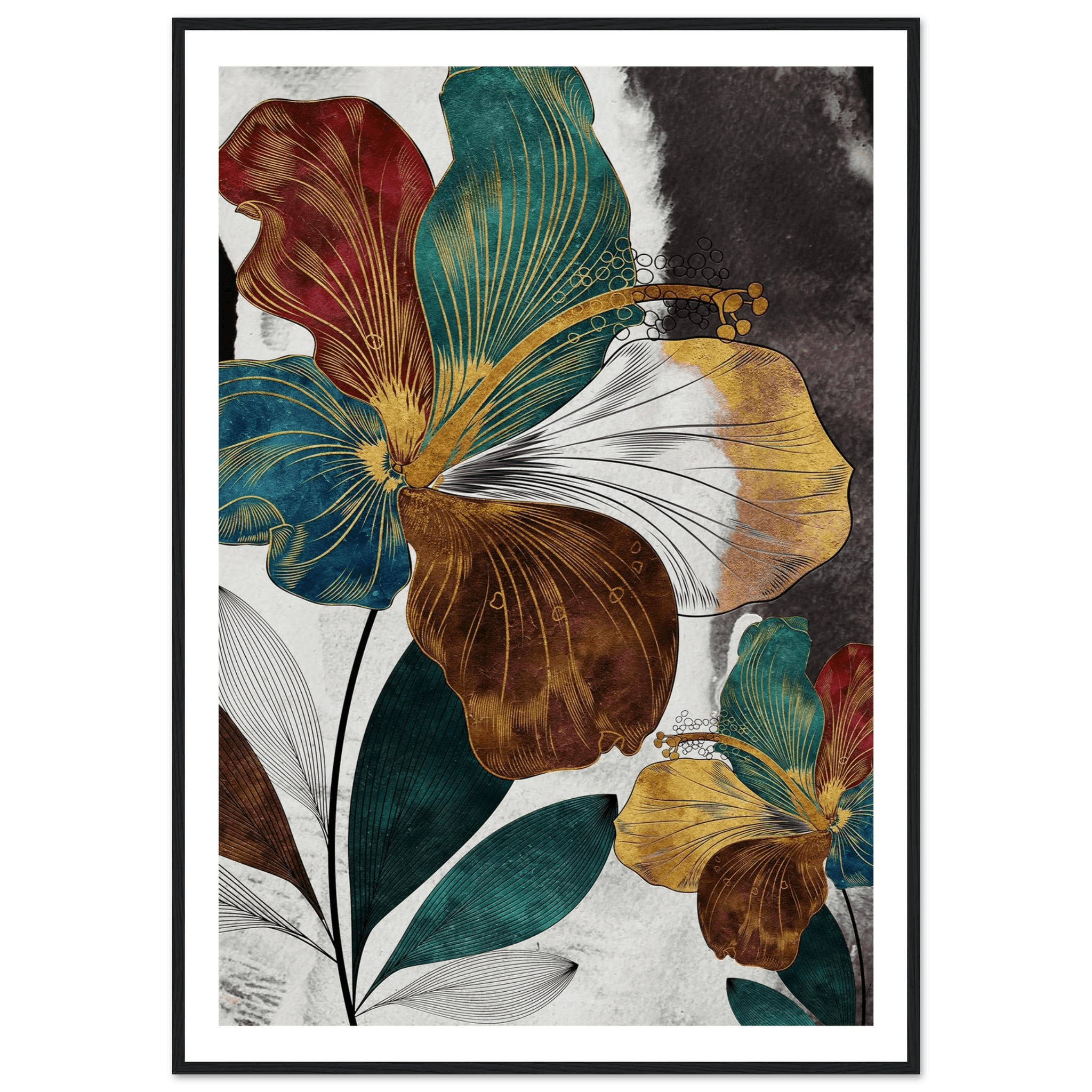 Golden Bloom Symphony - Poster - Arthena