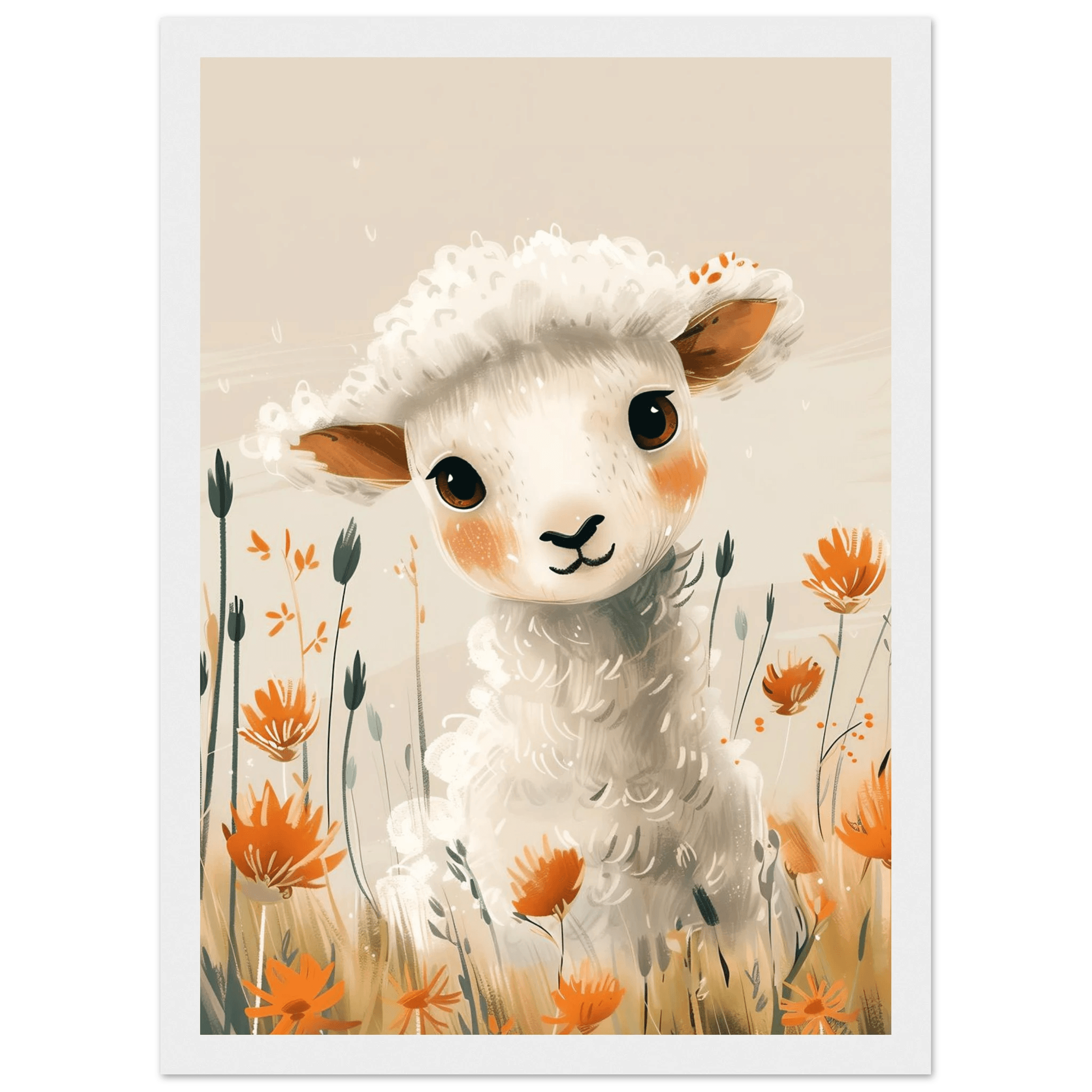 Baby Lamb - Poster - Arthena