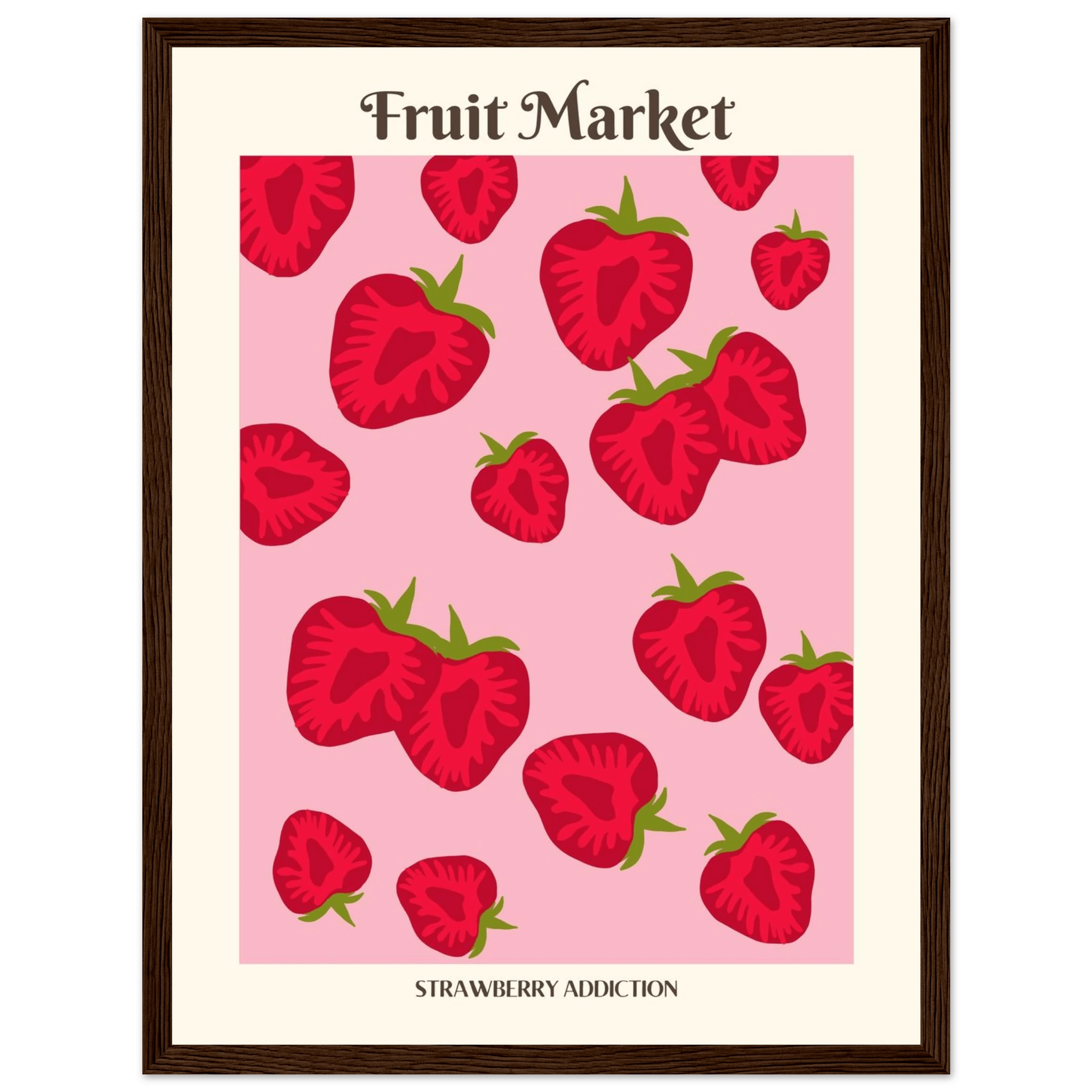 Fruit Market Strawberry - Poster - Arthena