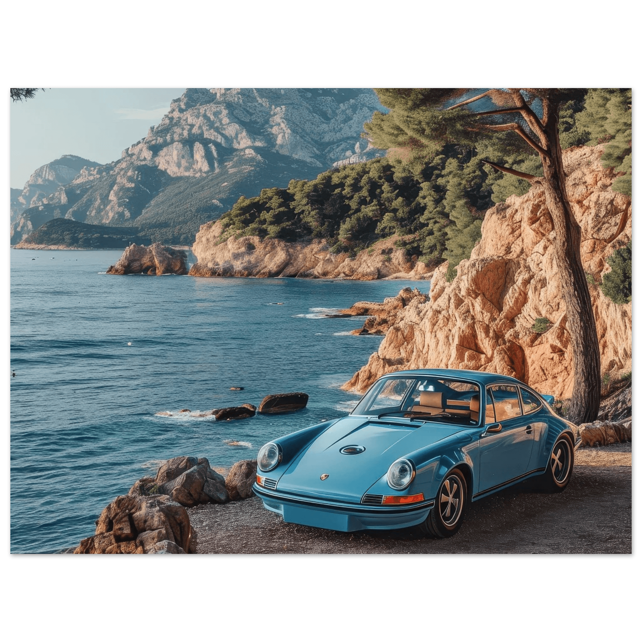 Car Tour of the Amalfi Coast - Poster - Arthena