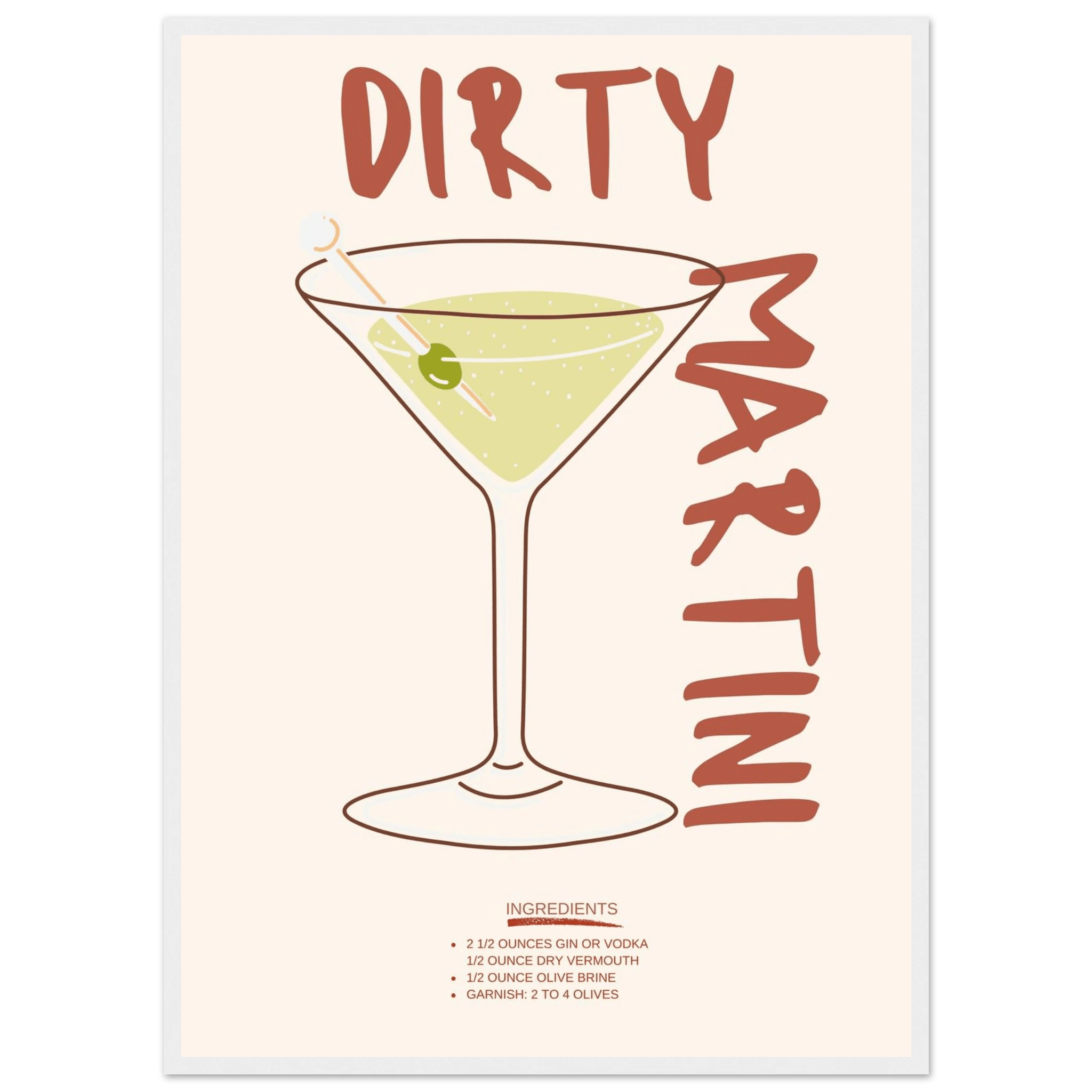 Dirty Martini - Poster - Arthena