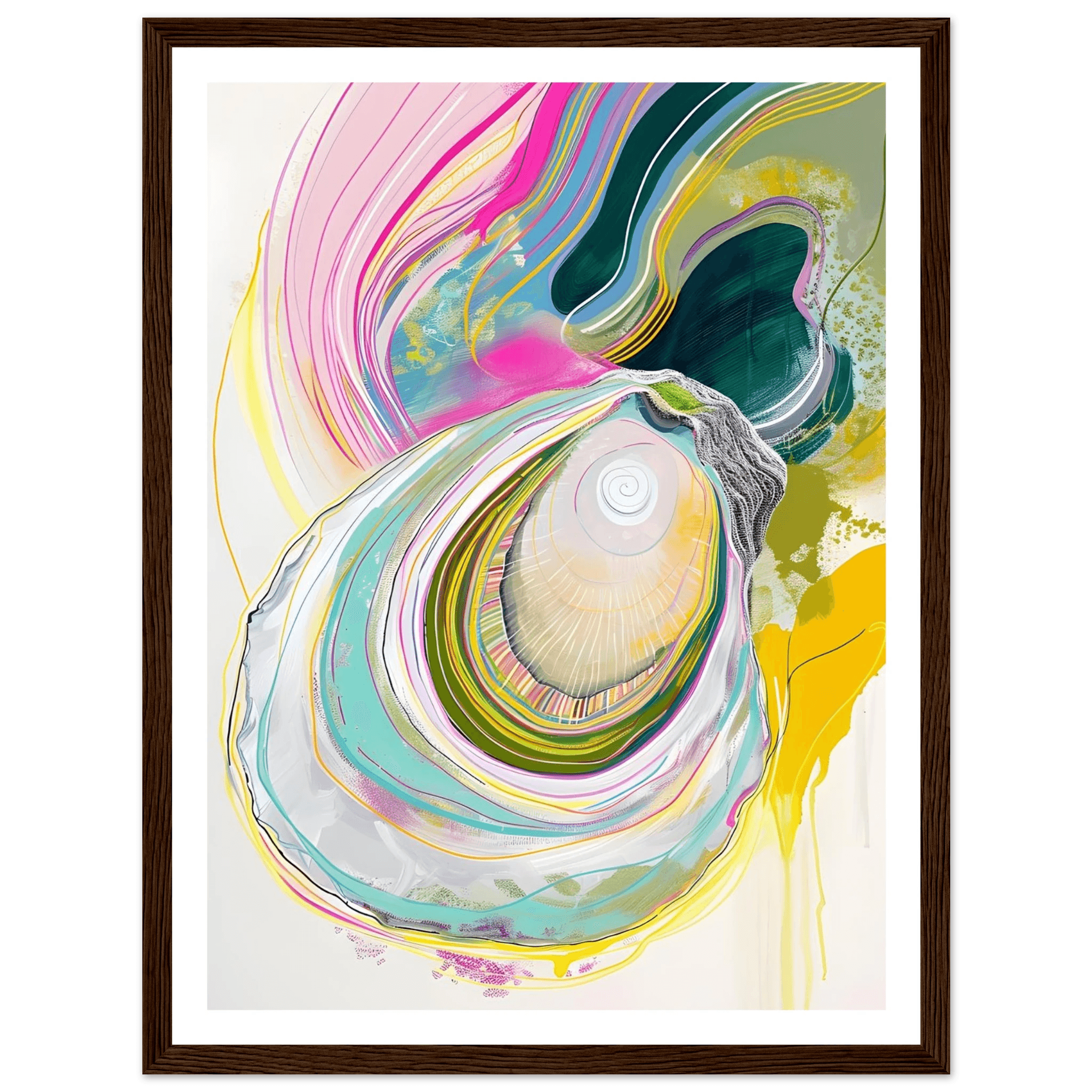 Colorful Oyster - Poster - Arthena