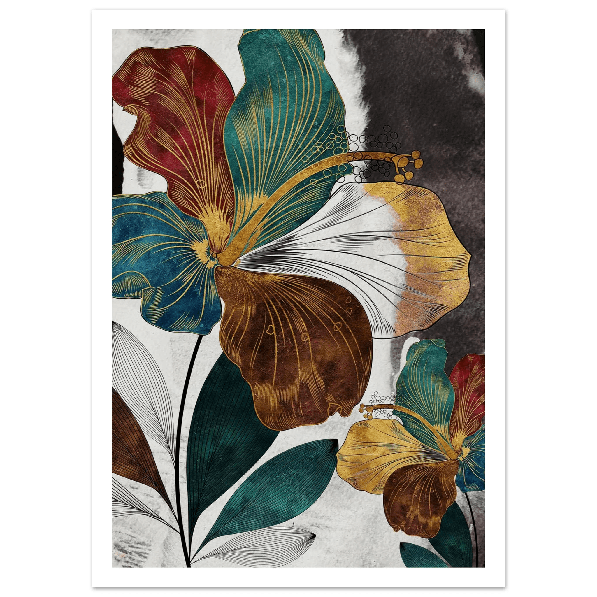 Golden Bloom Symphony - Poster - Arthena
