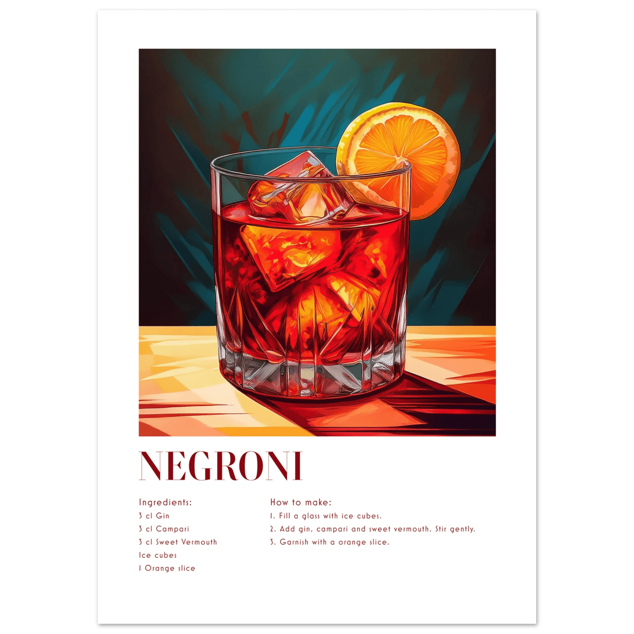 Negroni - Poster - Arthena