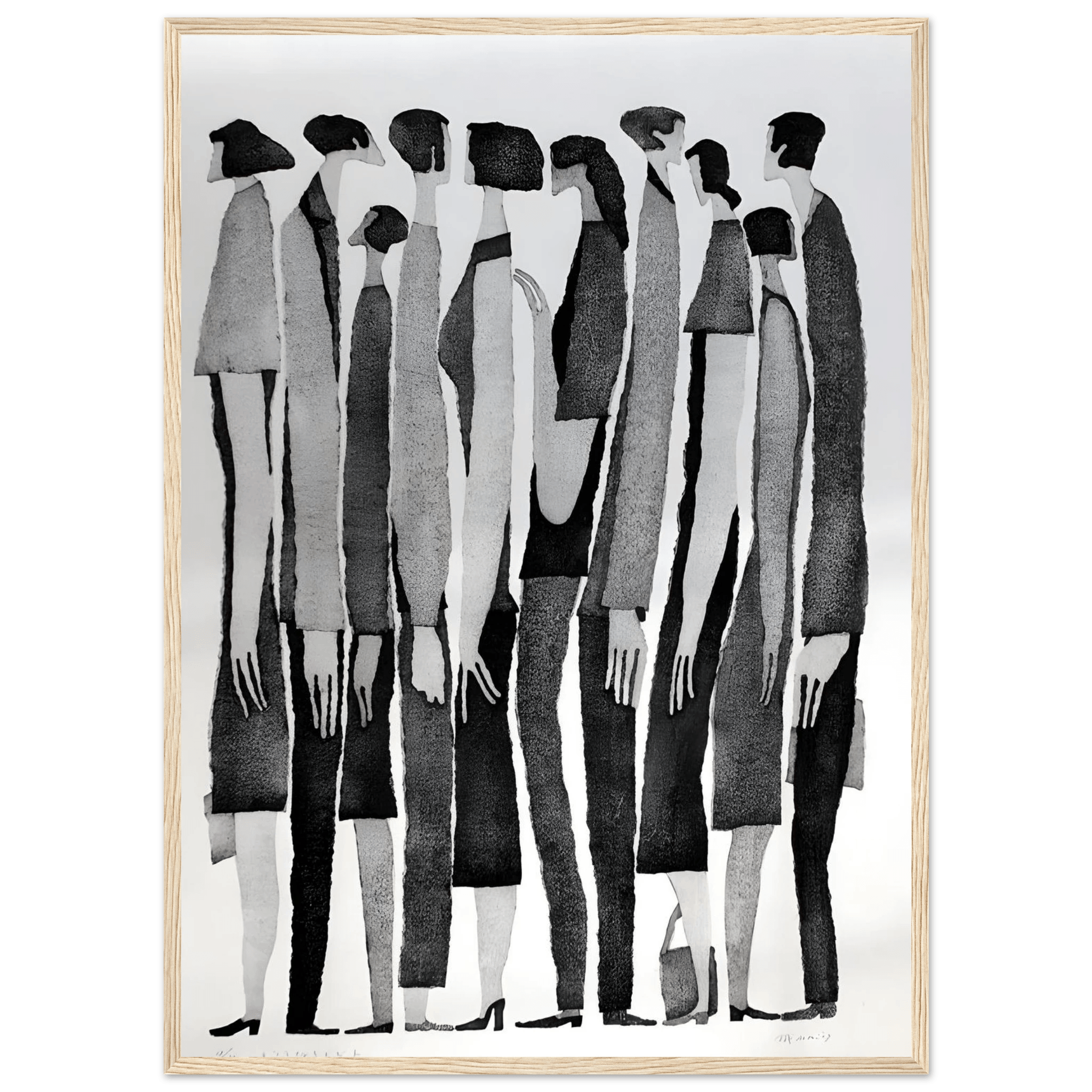 Silent Crowd - Poster - Arthena